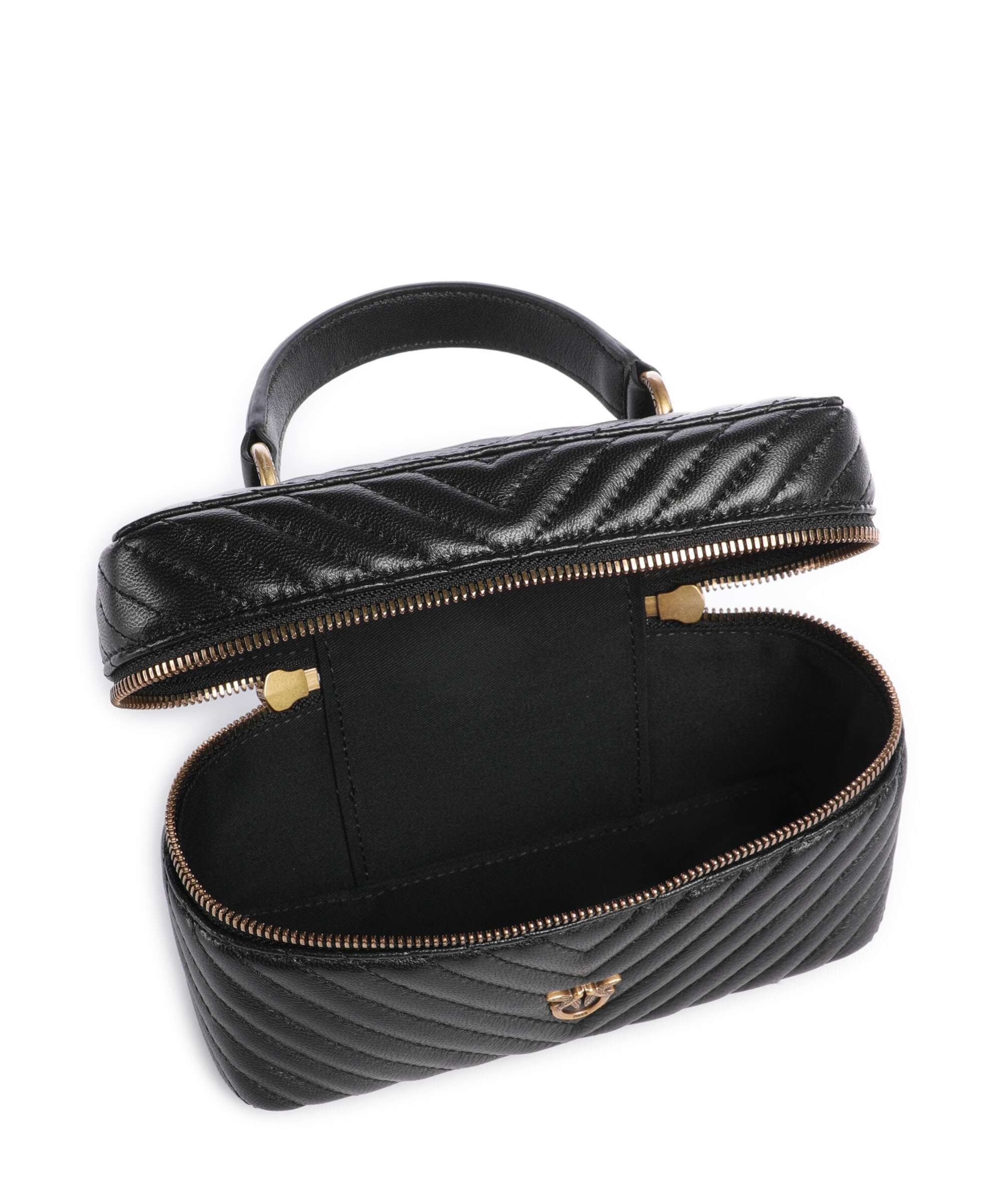 Pinko Vanity Mini Handbag nero/antique gold - Image 6