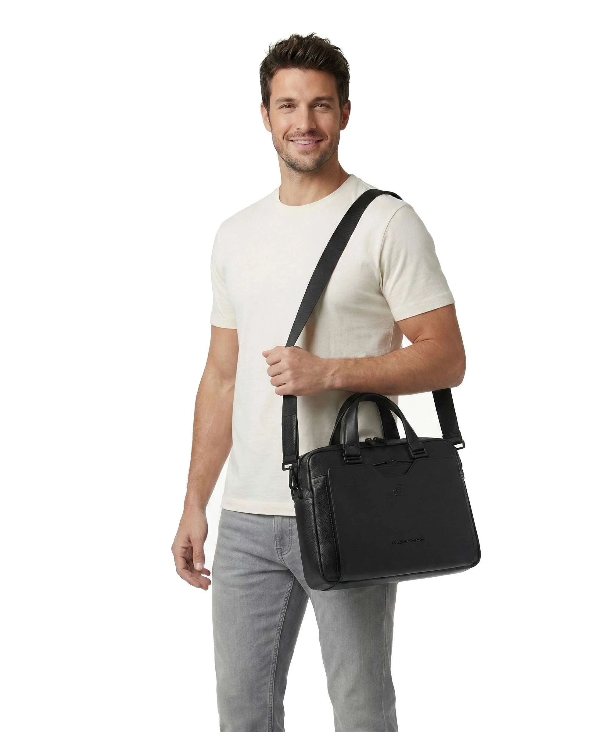 Piquadro Ael Briefcase black - Image 3