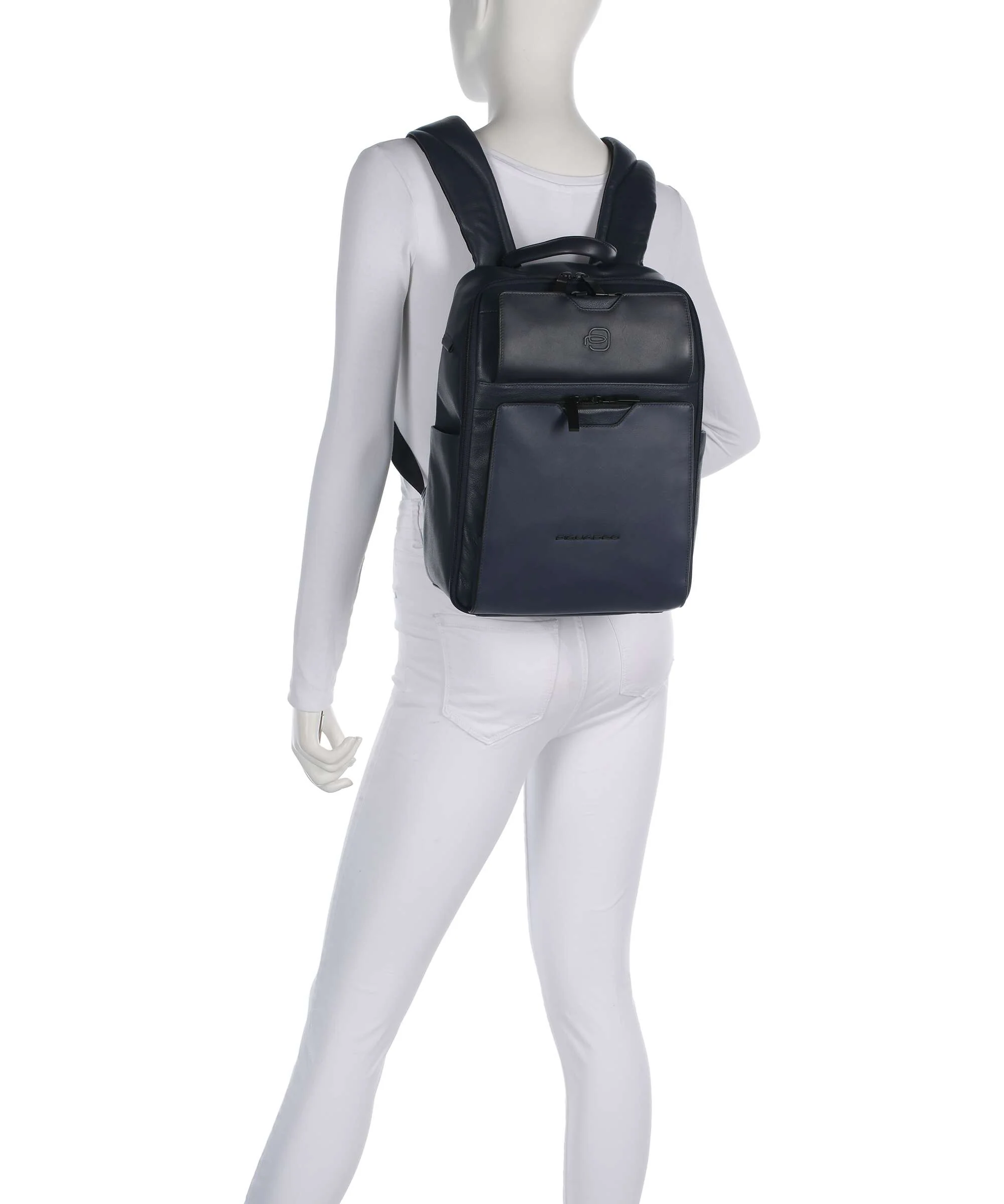 Piquadro Ael Laptop backpack blue - Image 3