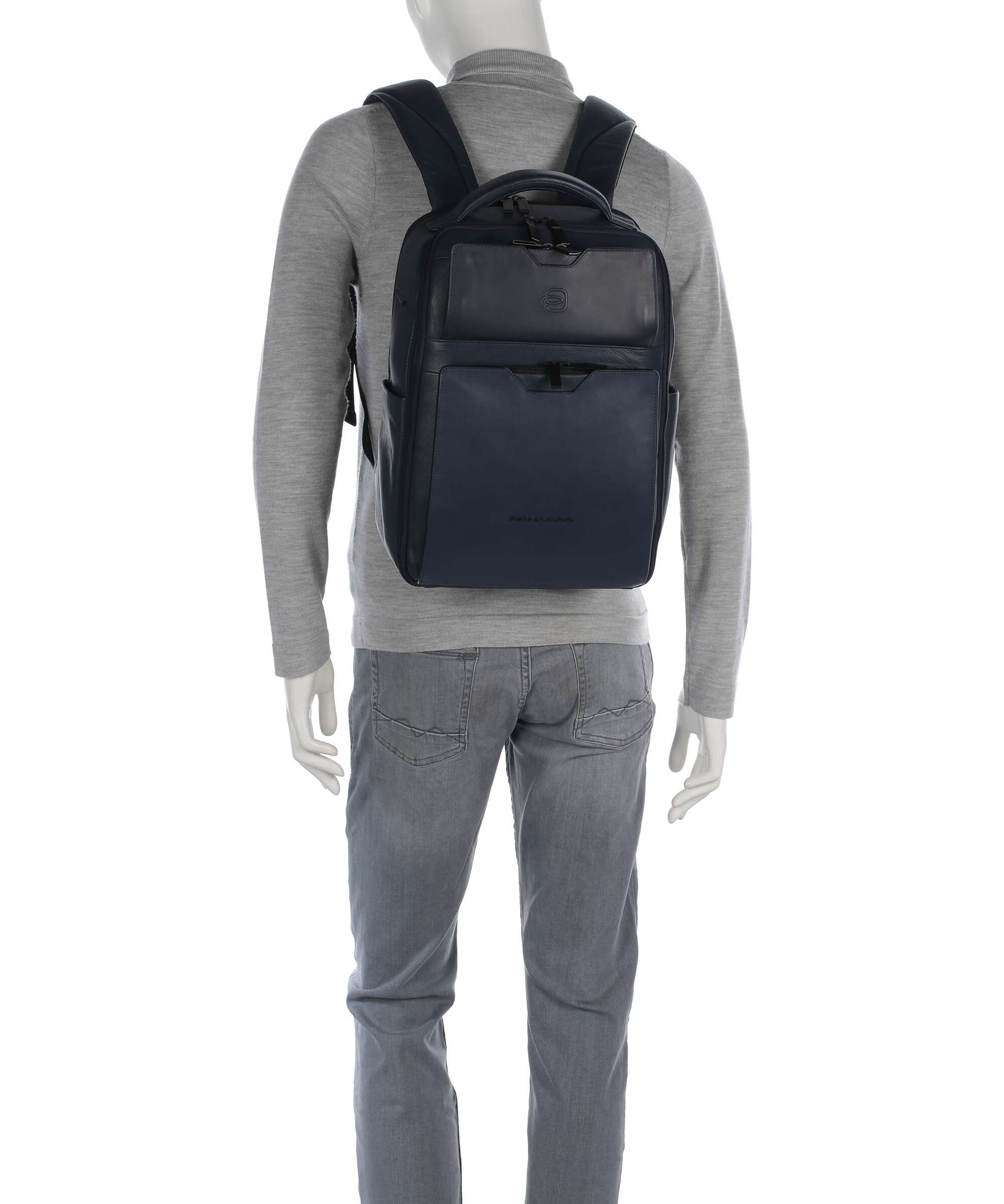 Piquadro Ael Laptop backpack blue - Image 4