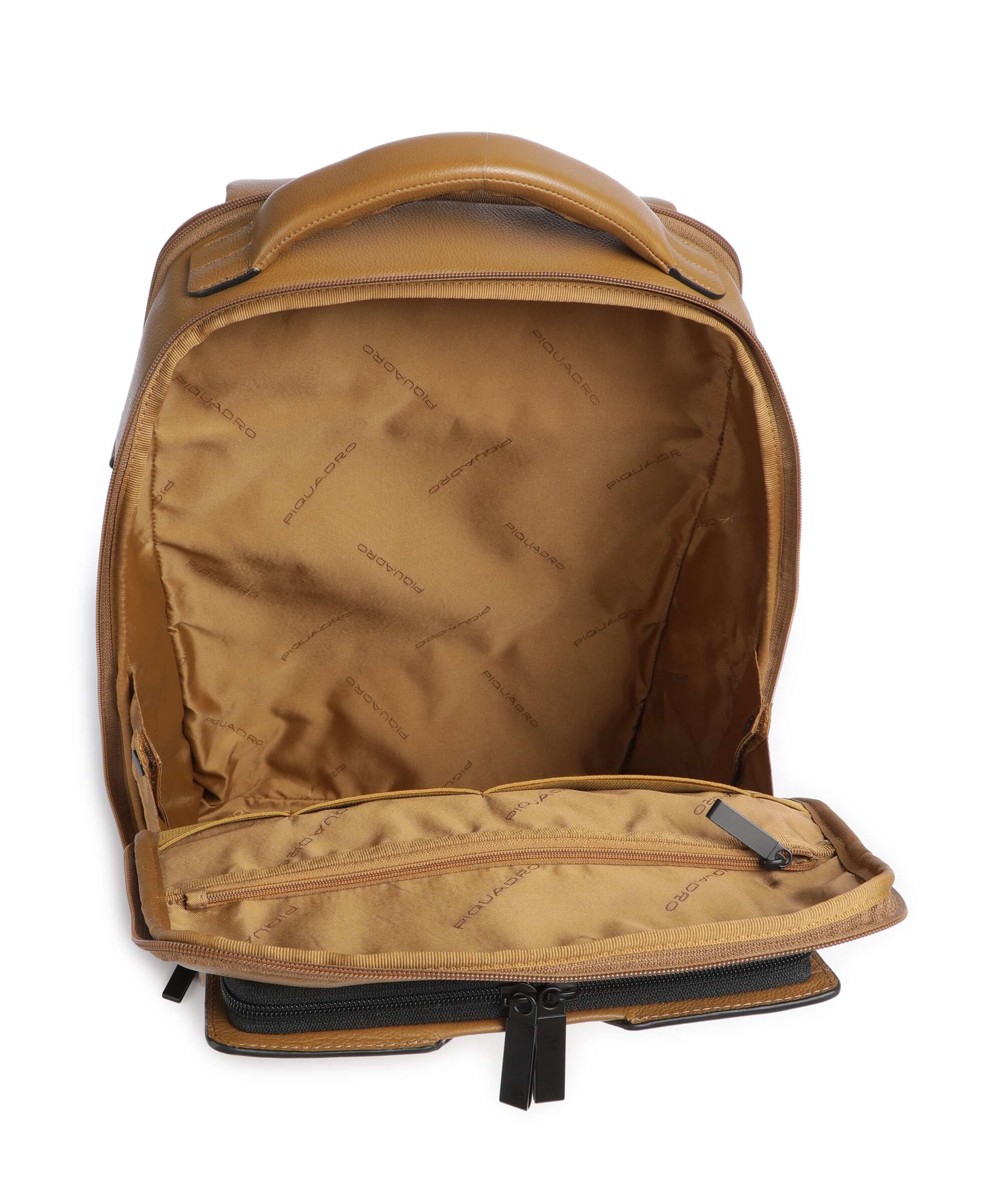Piquadro Ael Laptop backpack yellow - Image 7