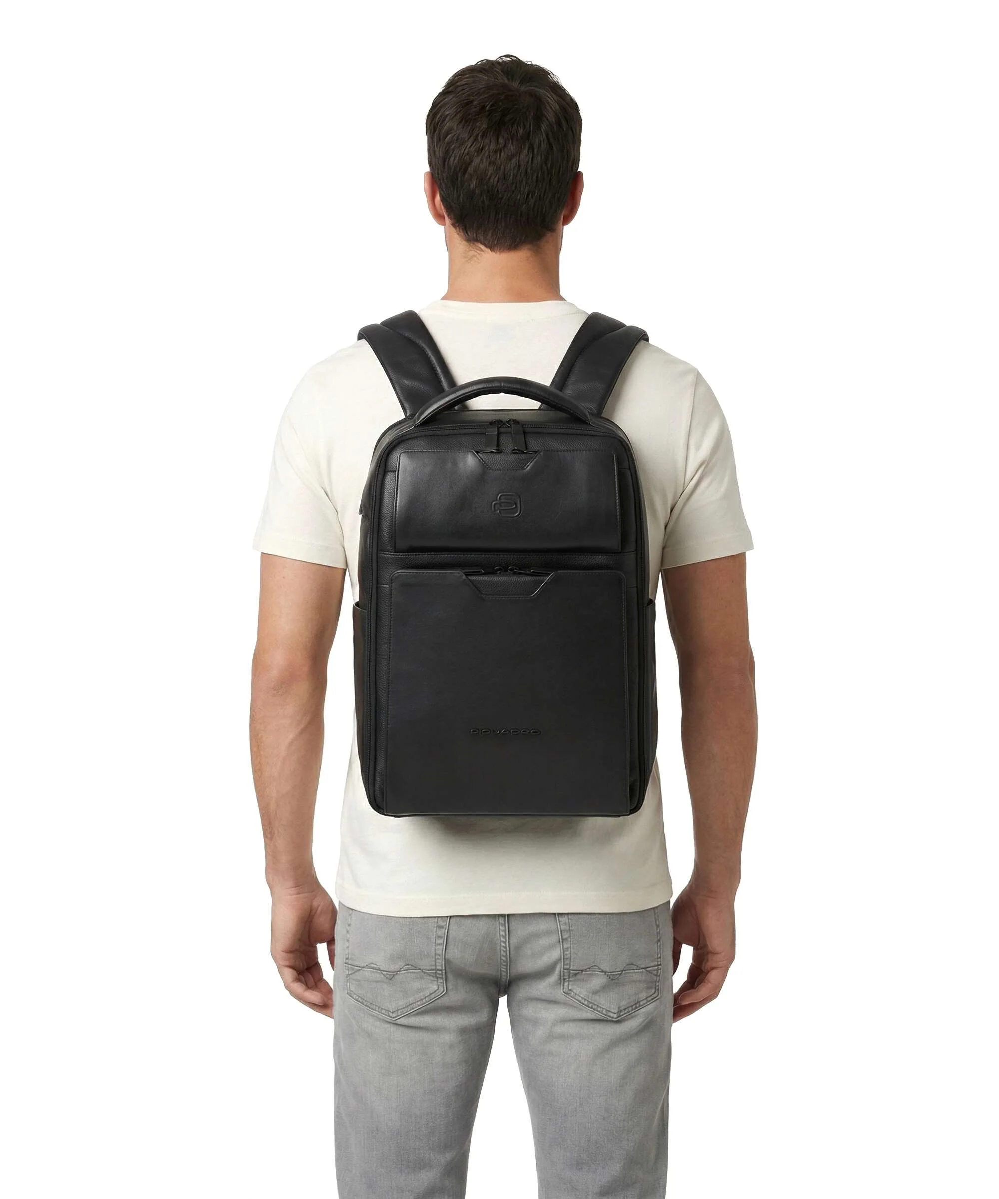 Piquadro Ael Laptop backpack black - Image 4