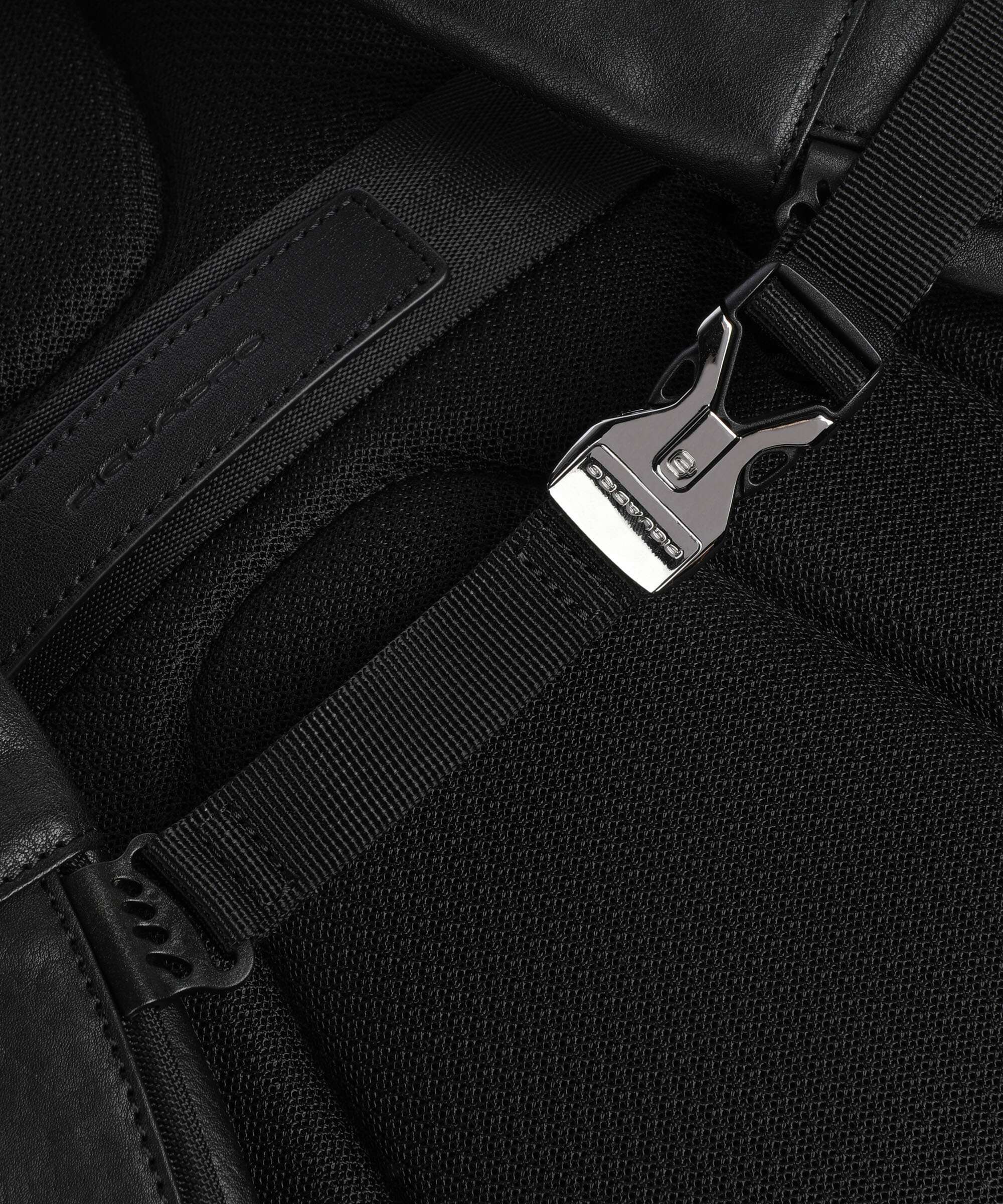 Piquadro Black Square Backpack nero - Image 5