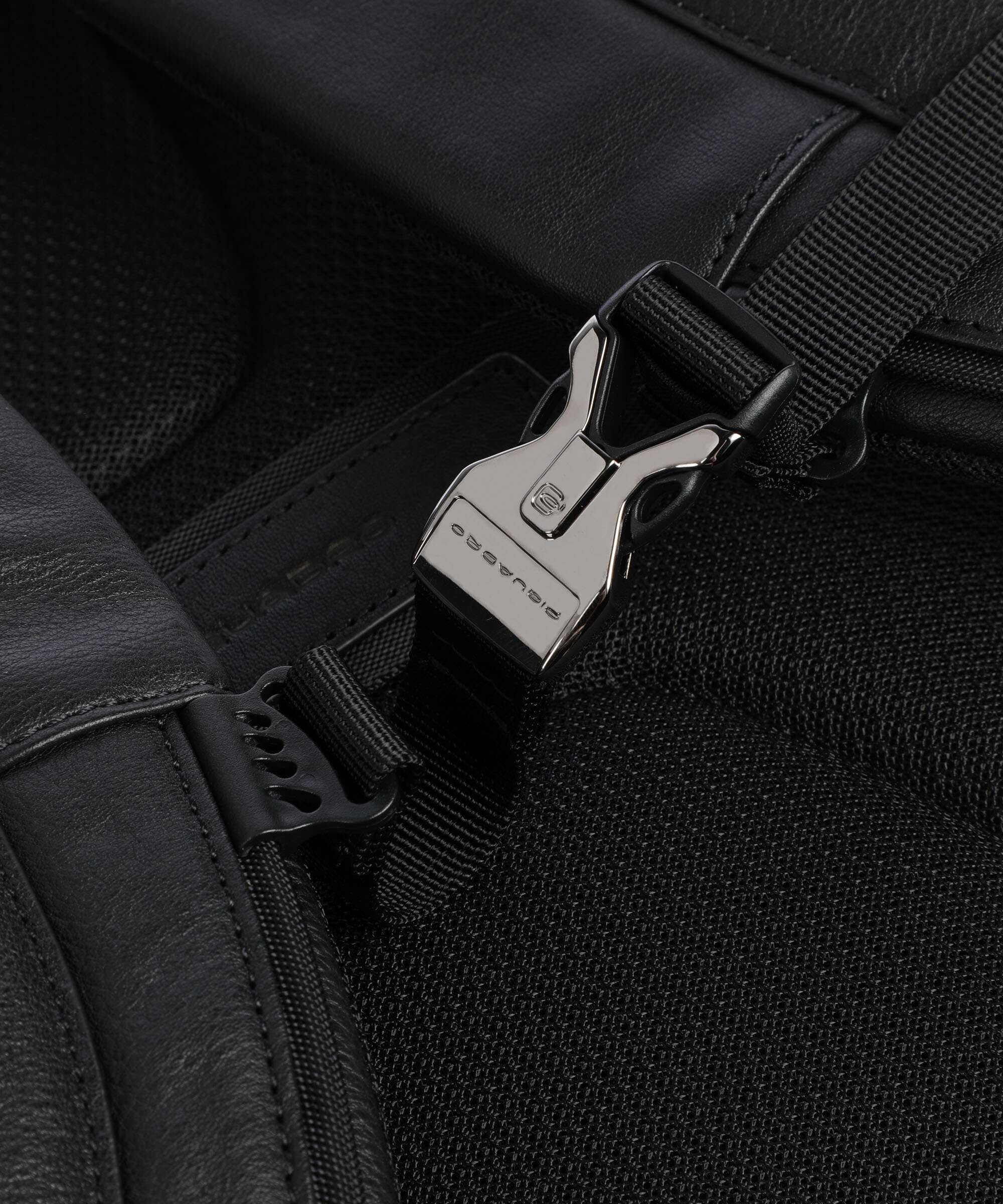 Piquadro Black Square Backpack nero - Image 5