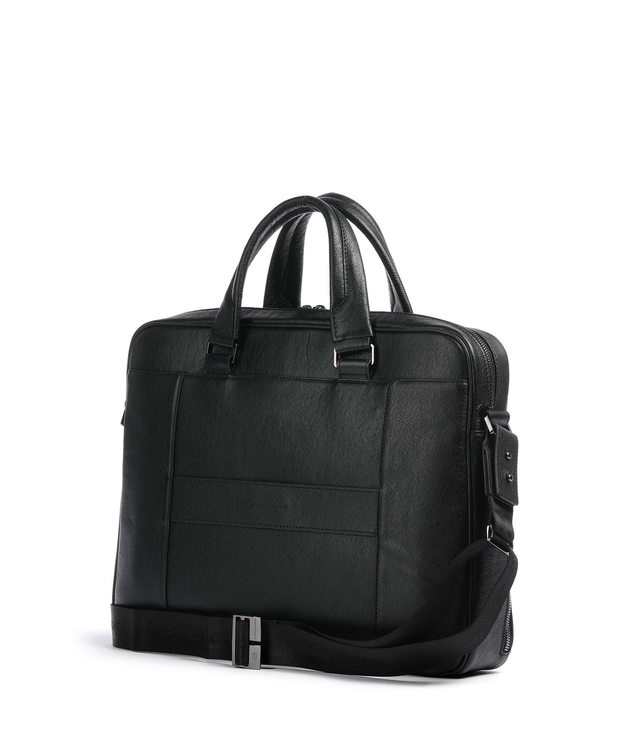 Piquadro Black Square Briefcase black - Image 2