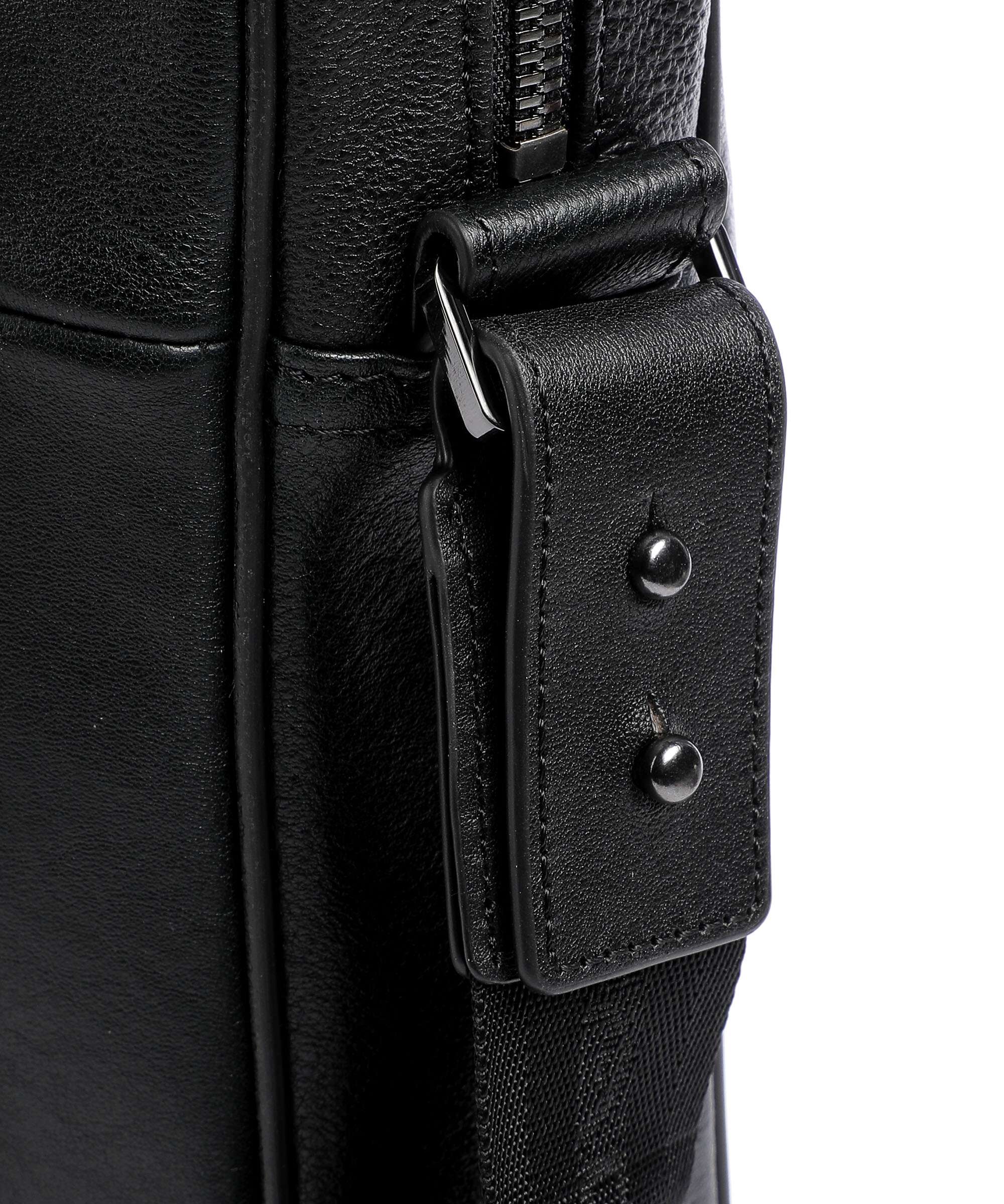 Piquadro Black Square Briefcase black - Image 4