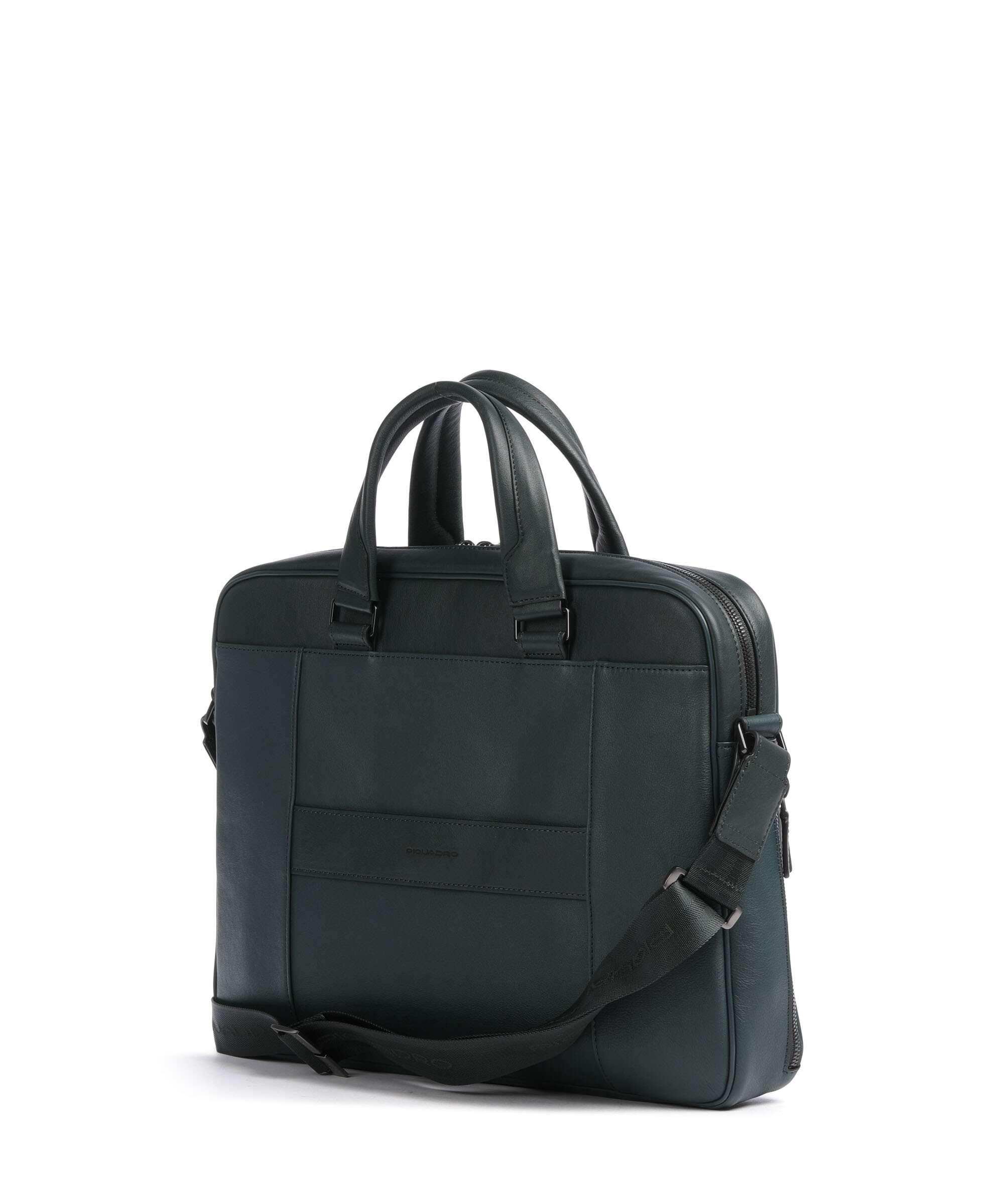 Piquadro Black Square Briefcase verde bosco/verde oliva - Image 2