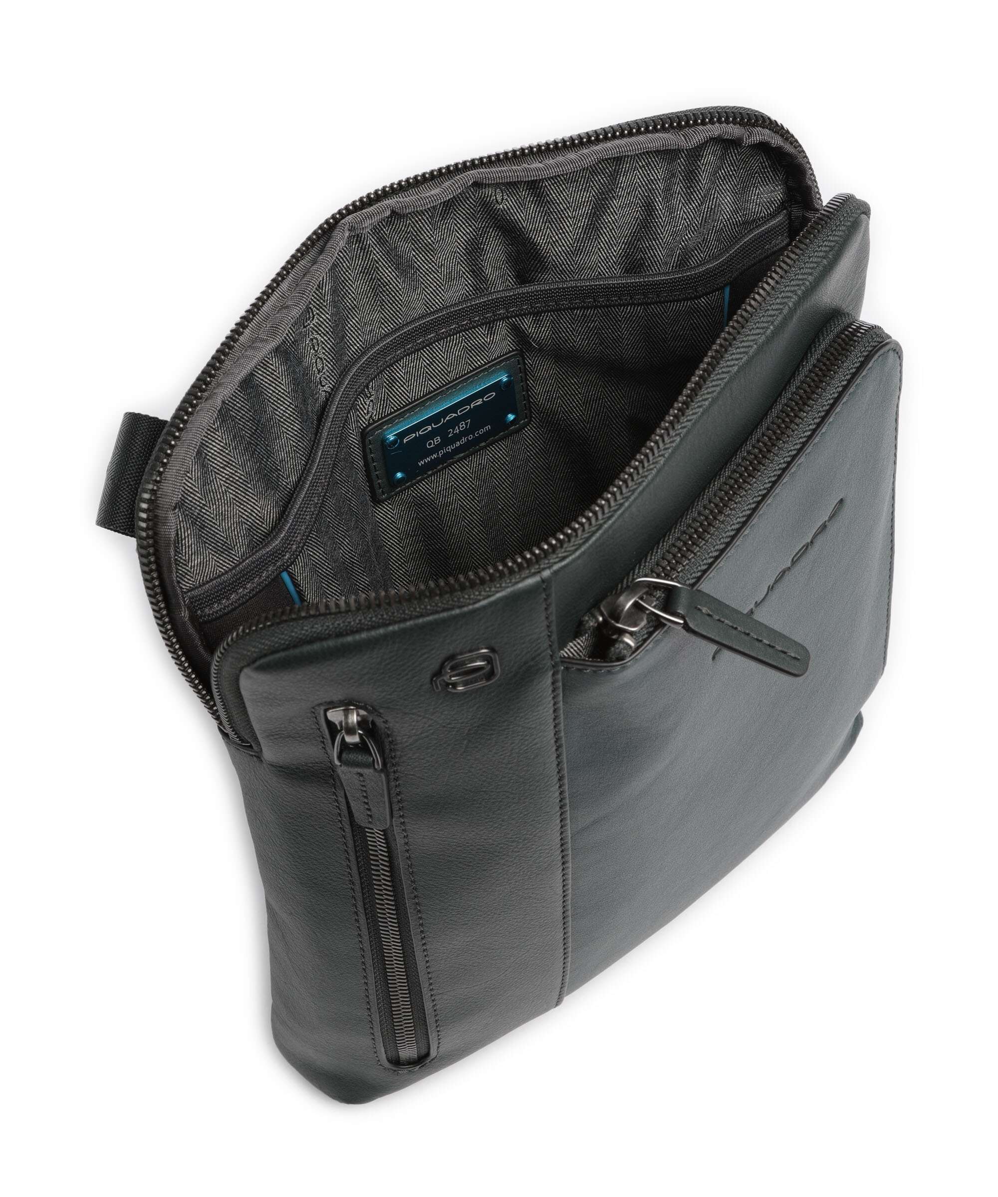 Piquadro Black Square Crossbody bag verde bosco/verde oliva - Image 6