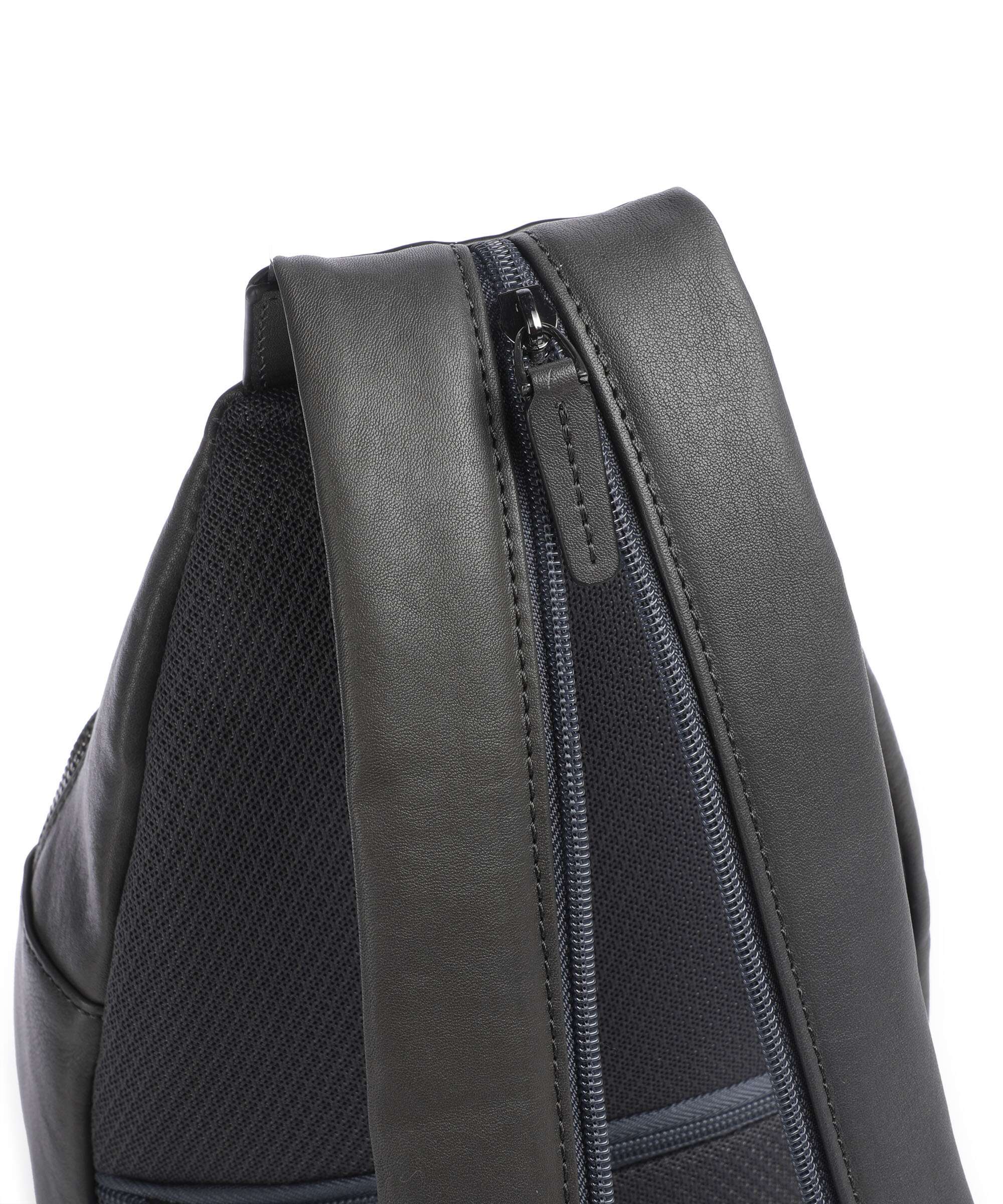 Piquadro Black Square Sling bag blue ocean - Image 4