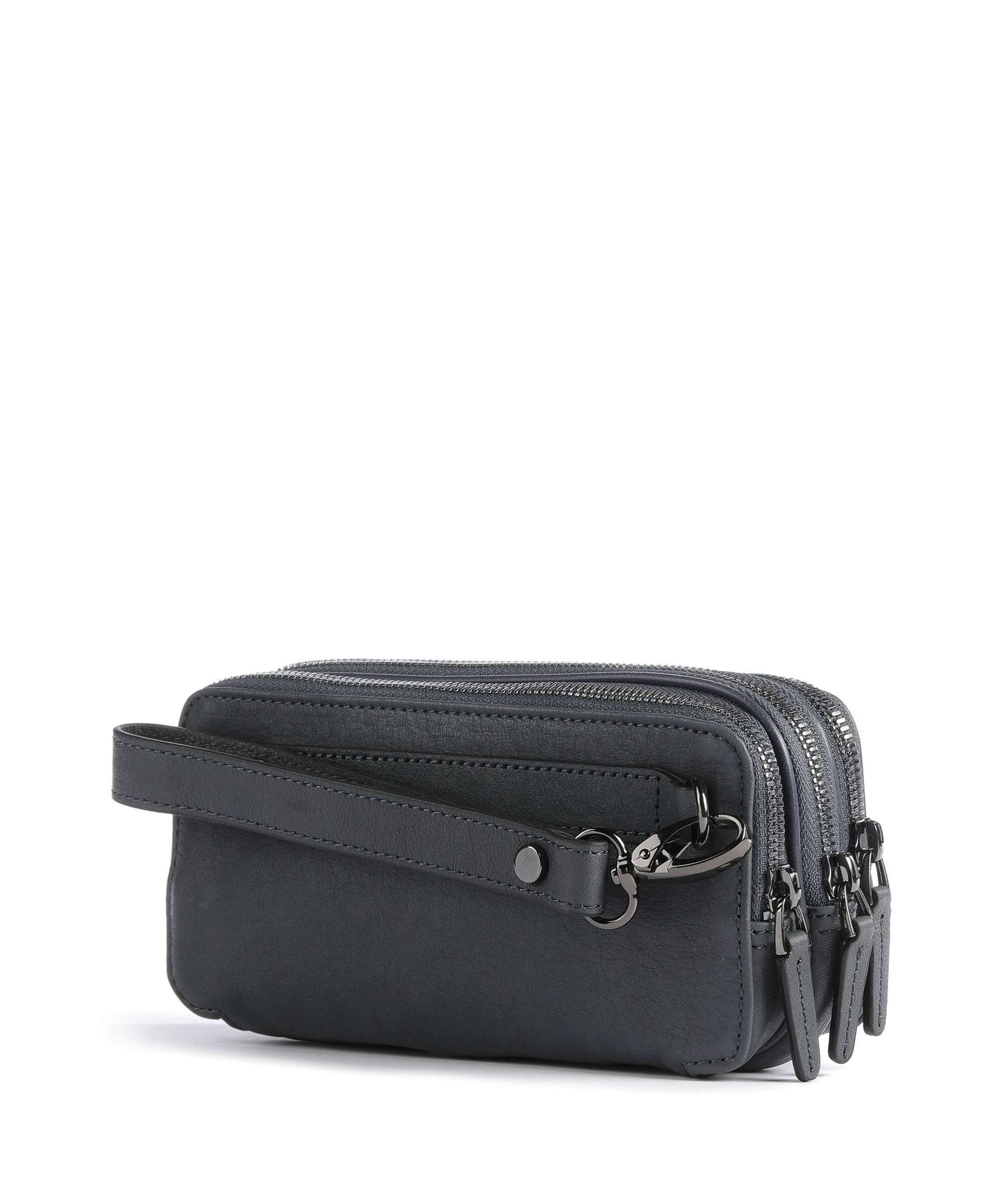 Piquadro Black Square Wristlet blue ocean - Image 2