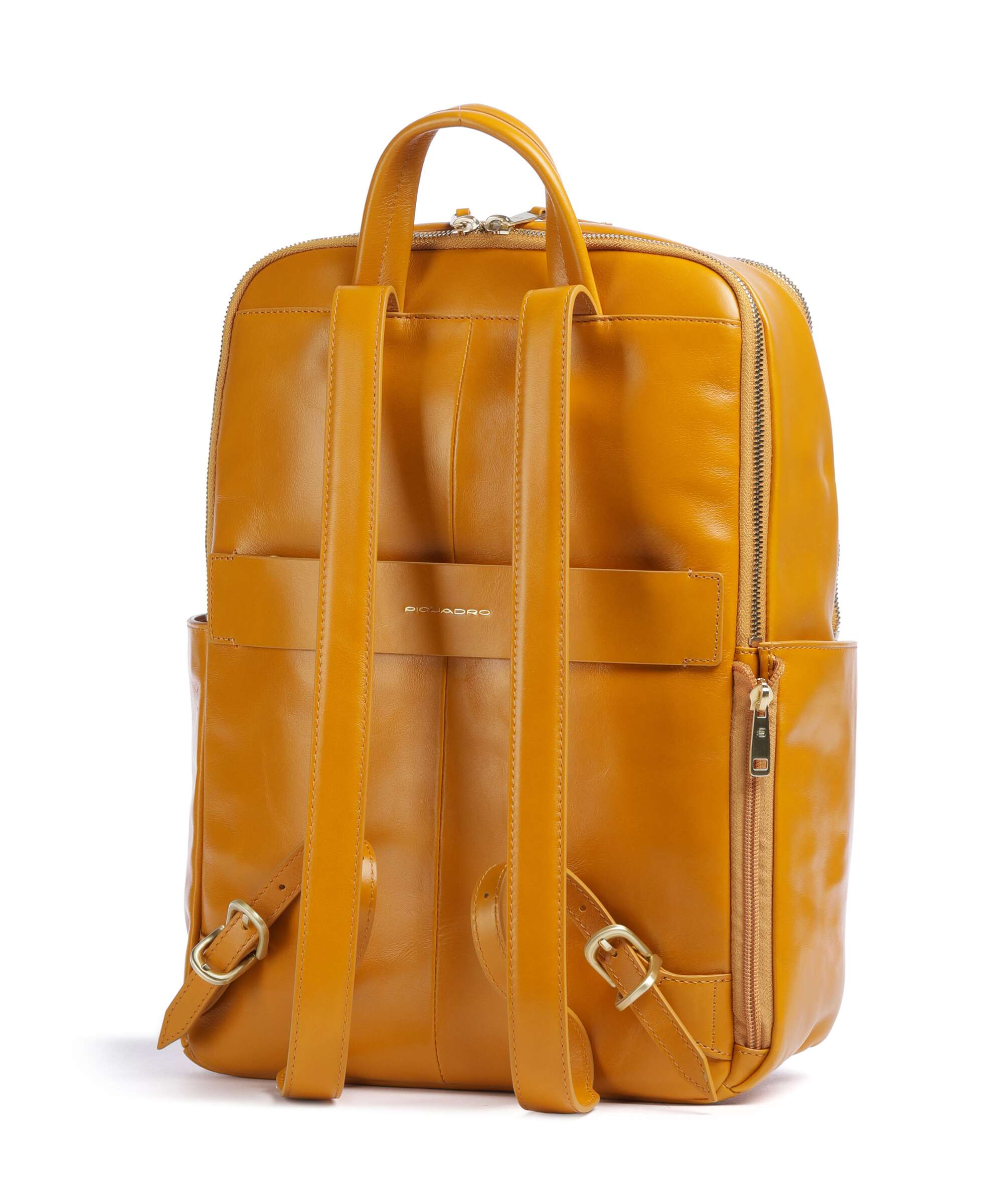Piquadro Blue Square Backpack mustard - Image 2