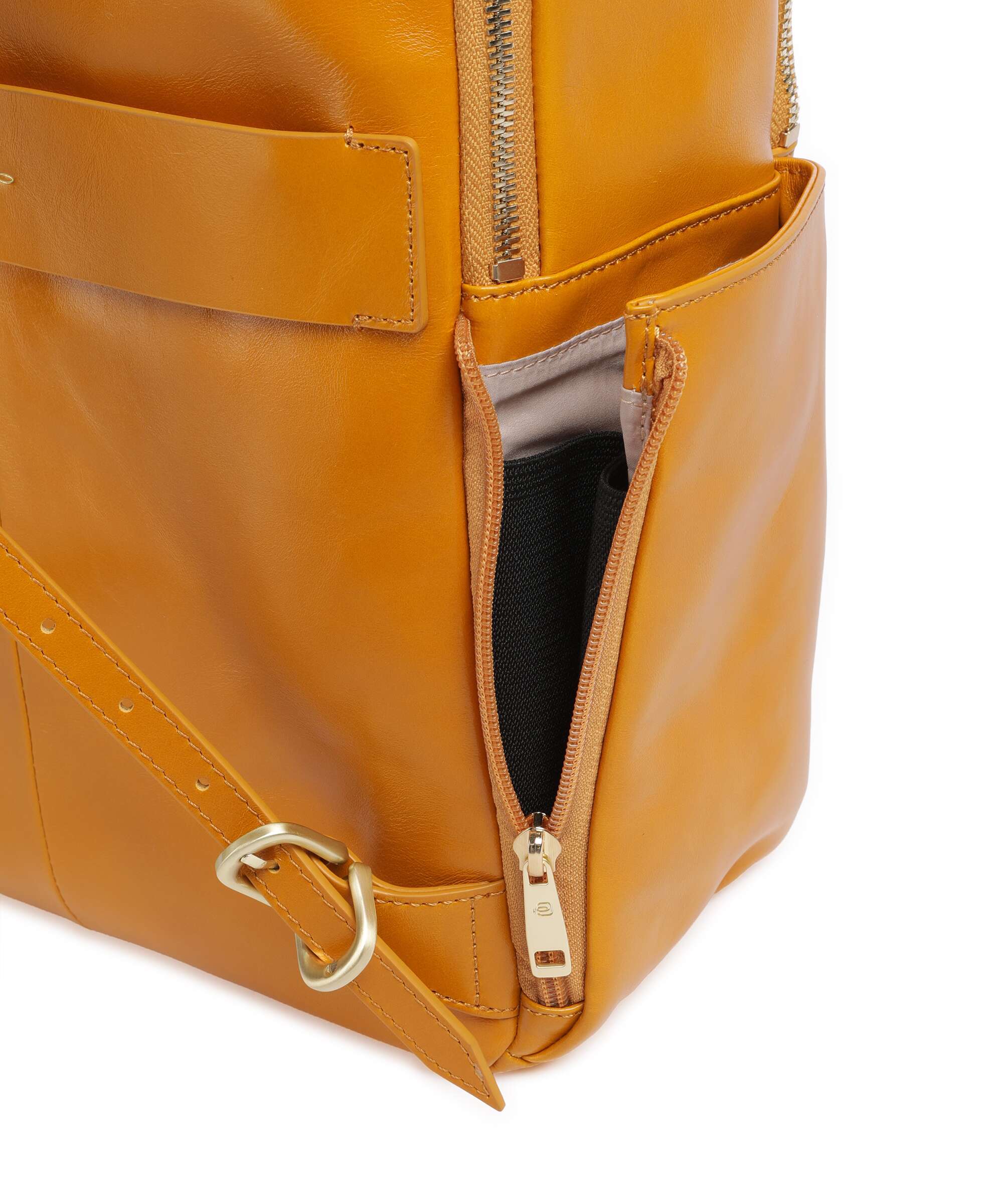 Piquadro Blue Square Backpack mustard - Image 3