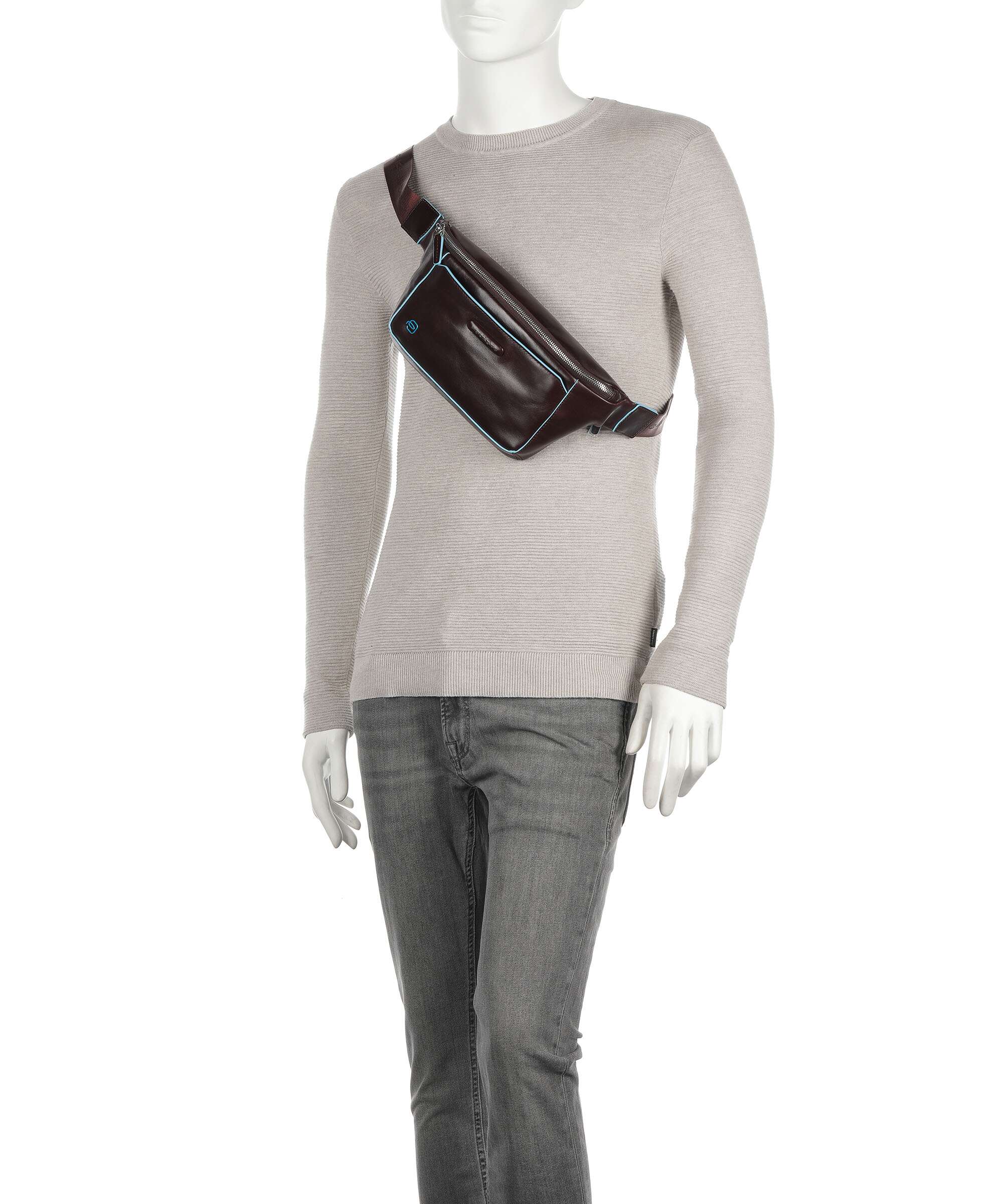 Piquadro Blue Square Belt bag mahogany - Image 3
