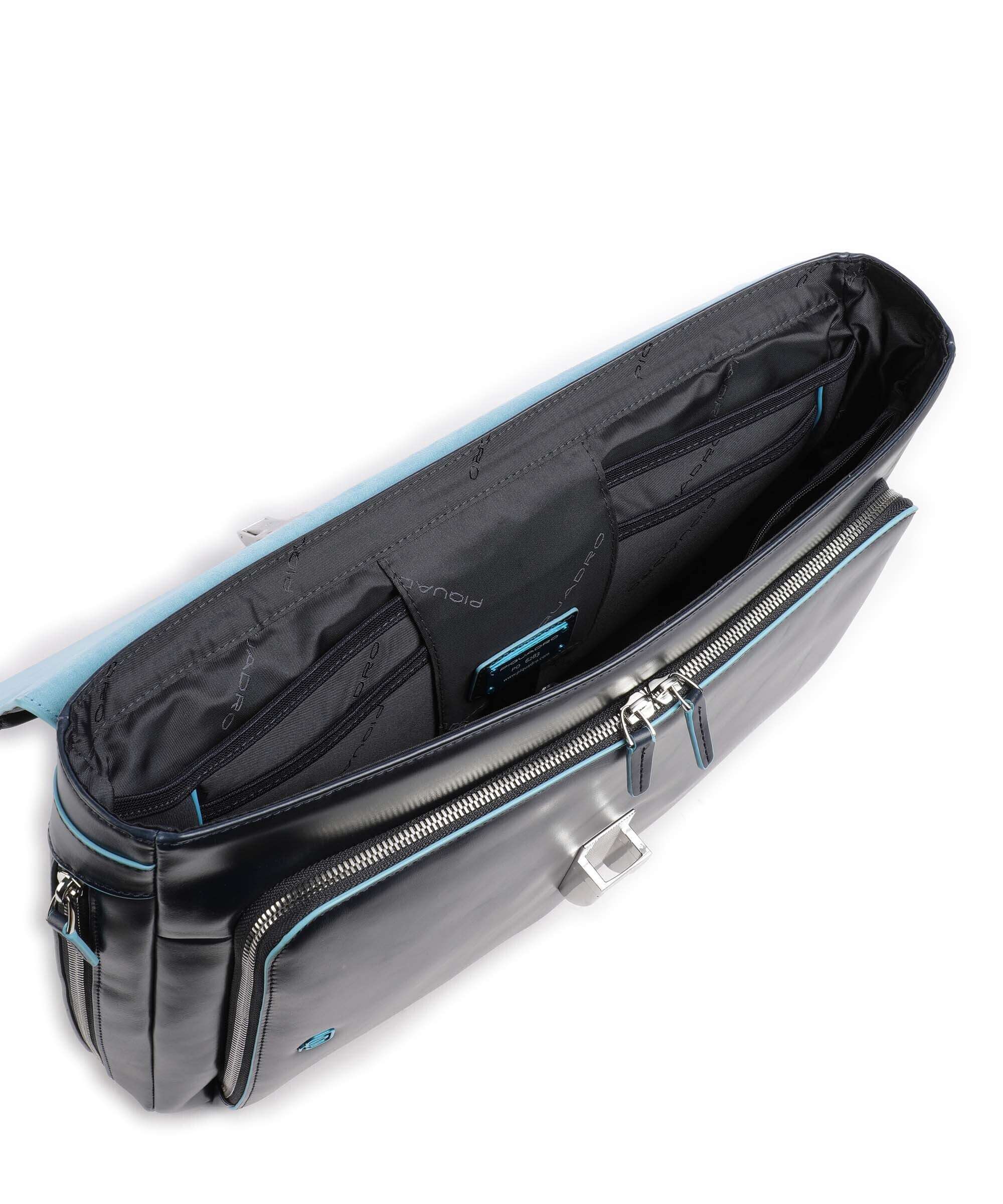 Piquadro Blue Square Briefcase blu - Image 7