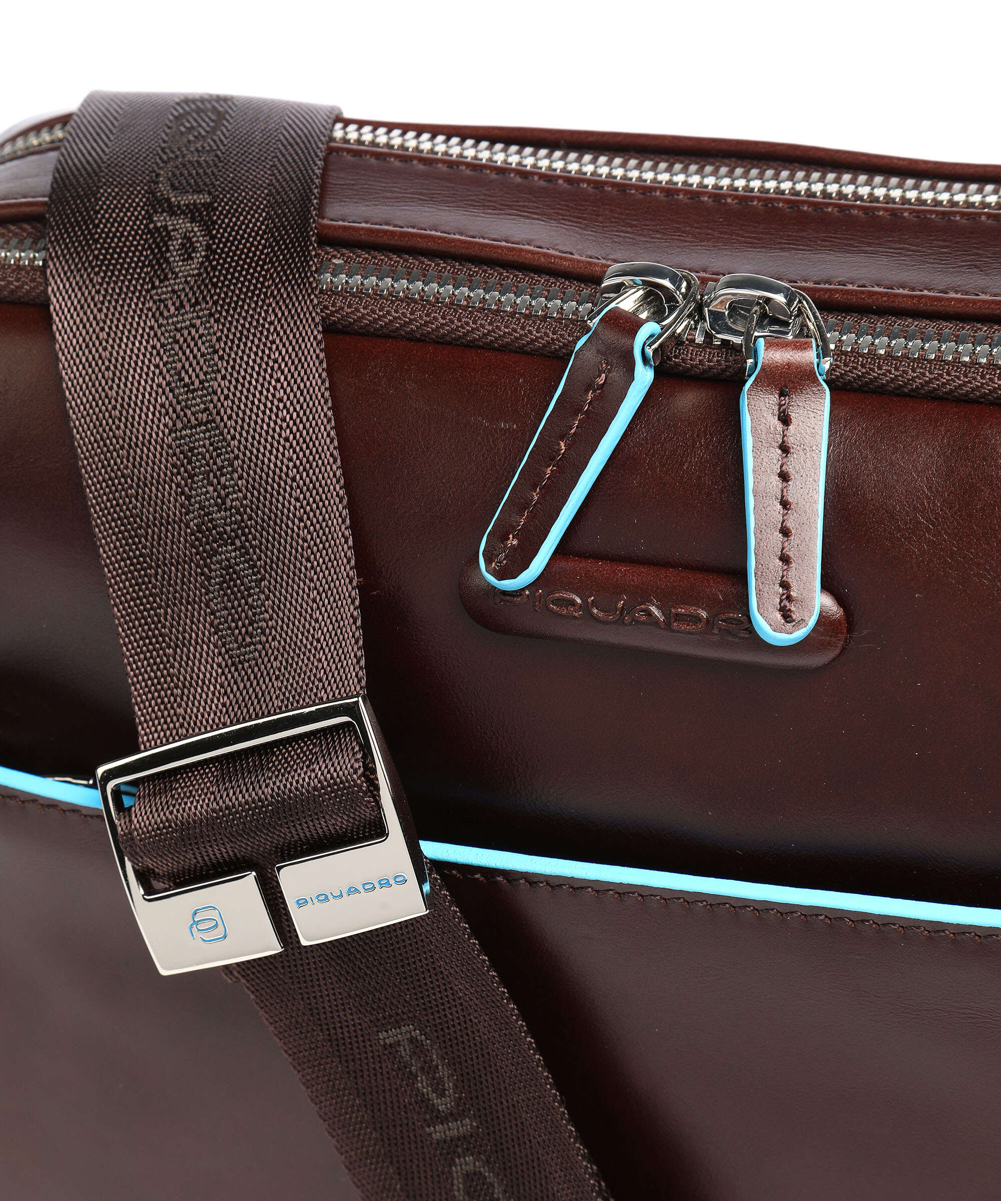 Piquadro Blue Square Briefcase mahogany - Image 3