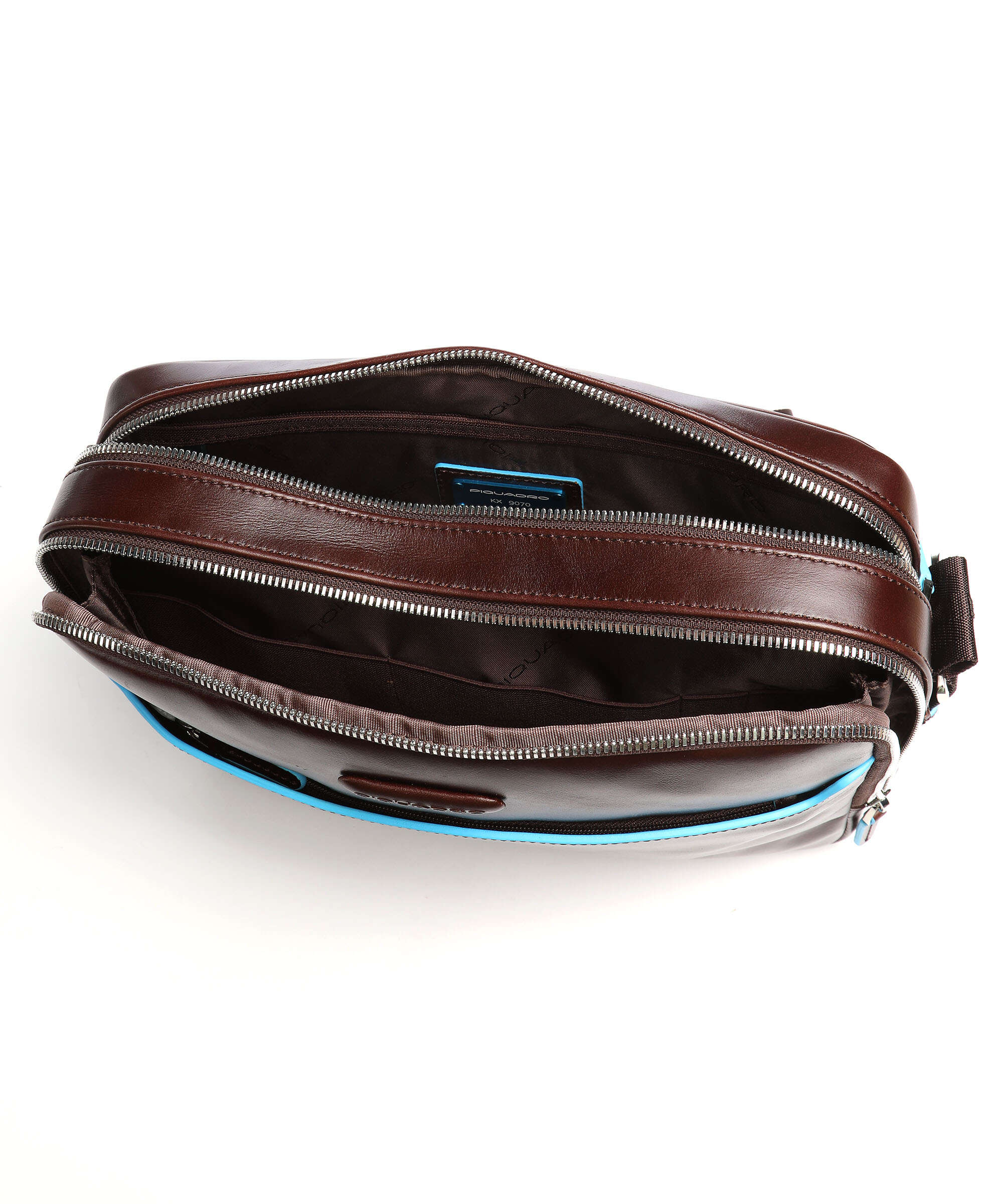 Piquadro Blue Square Briefcase mahogany - Image 4