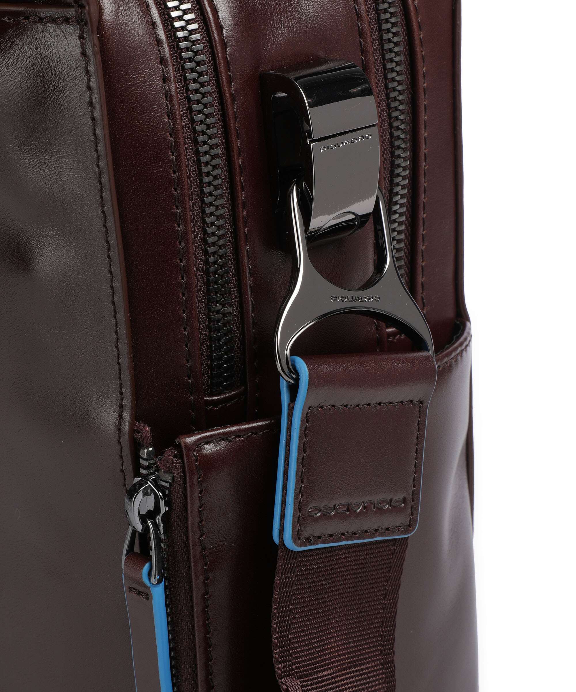 Piquadro Blue Square Briefcase mogano - Image 4