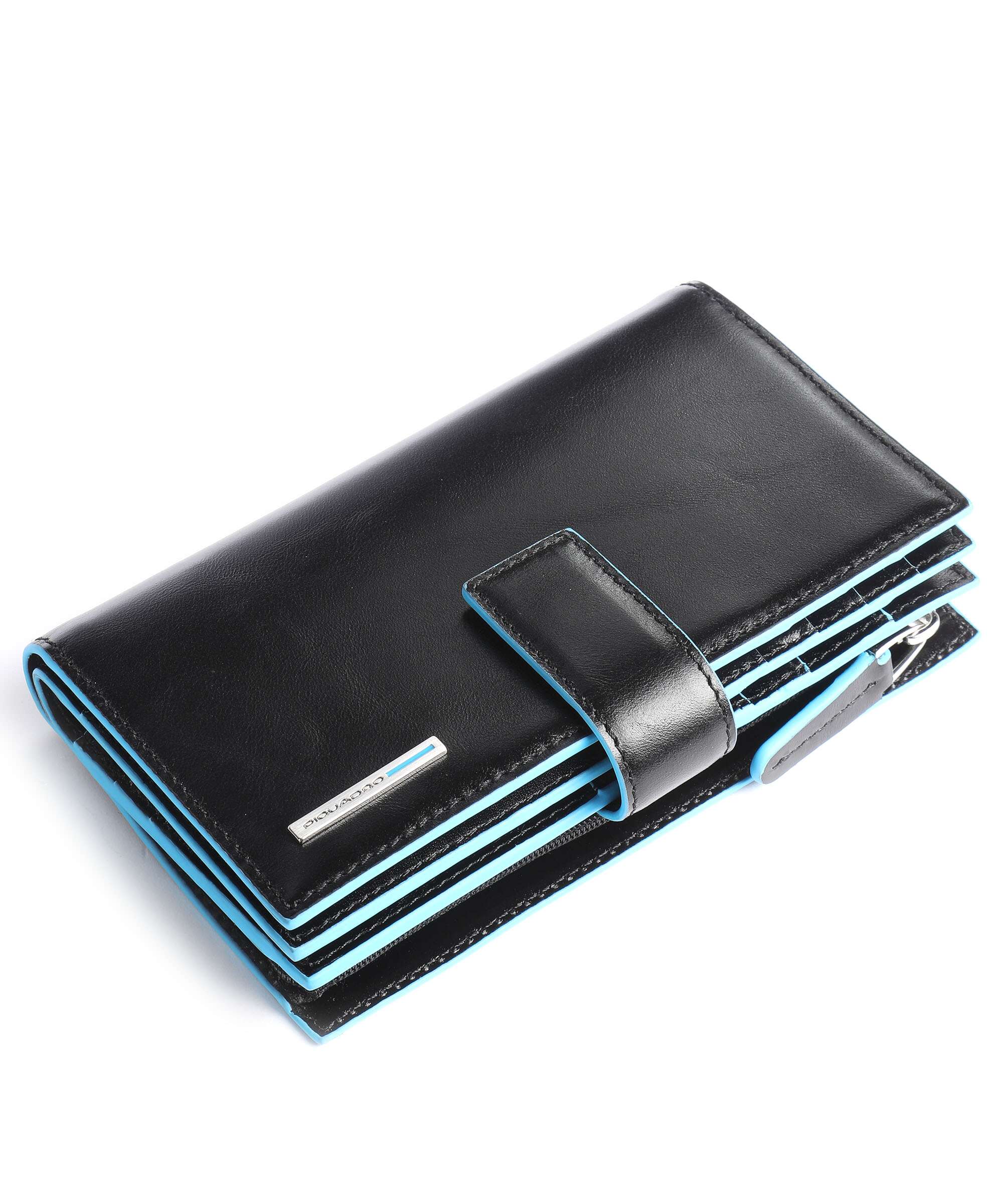 Piquadro Blue Square Credit card holder black - Image 5