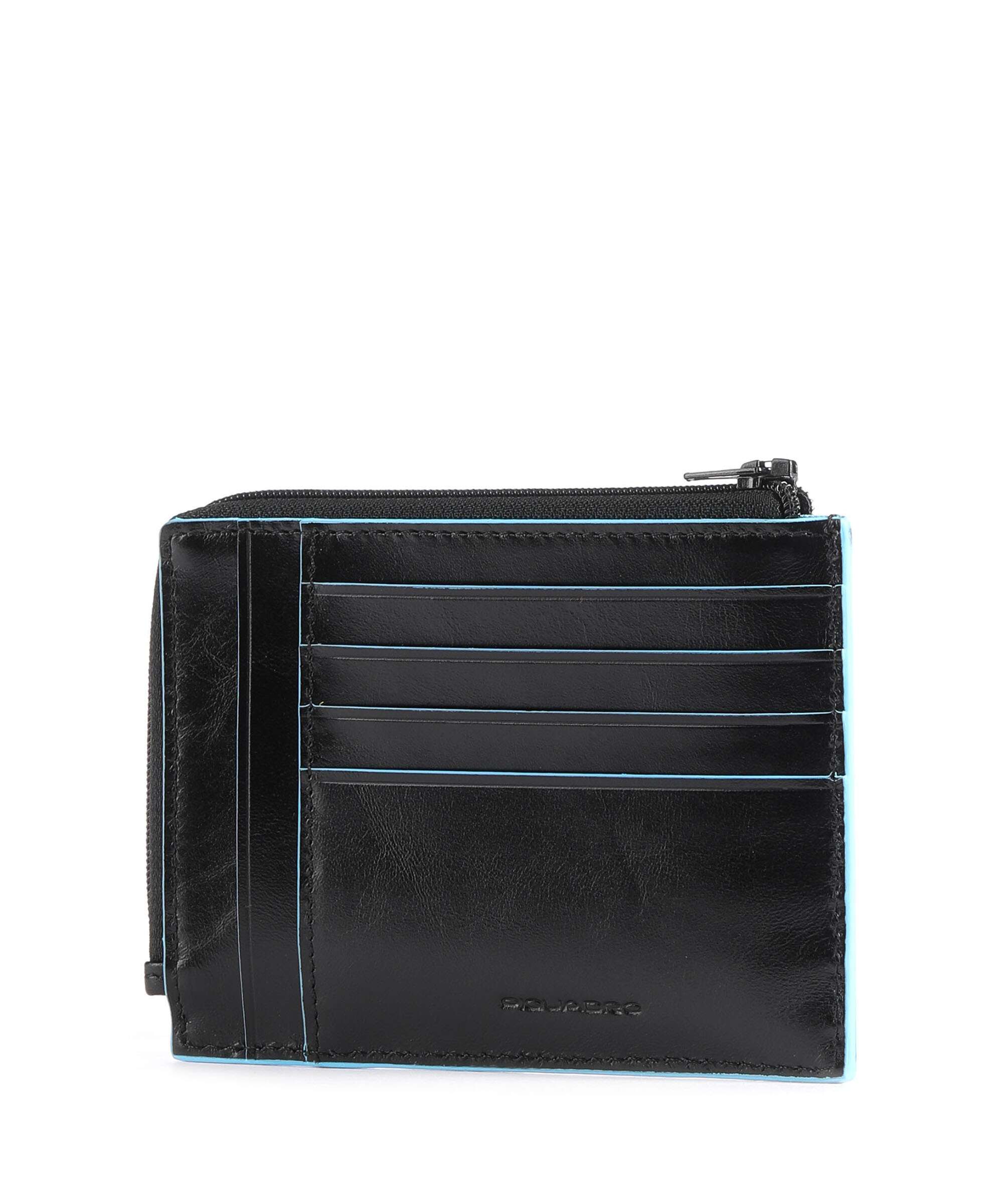Piquadro Blue Square Credit card holder black - Image 2