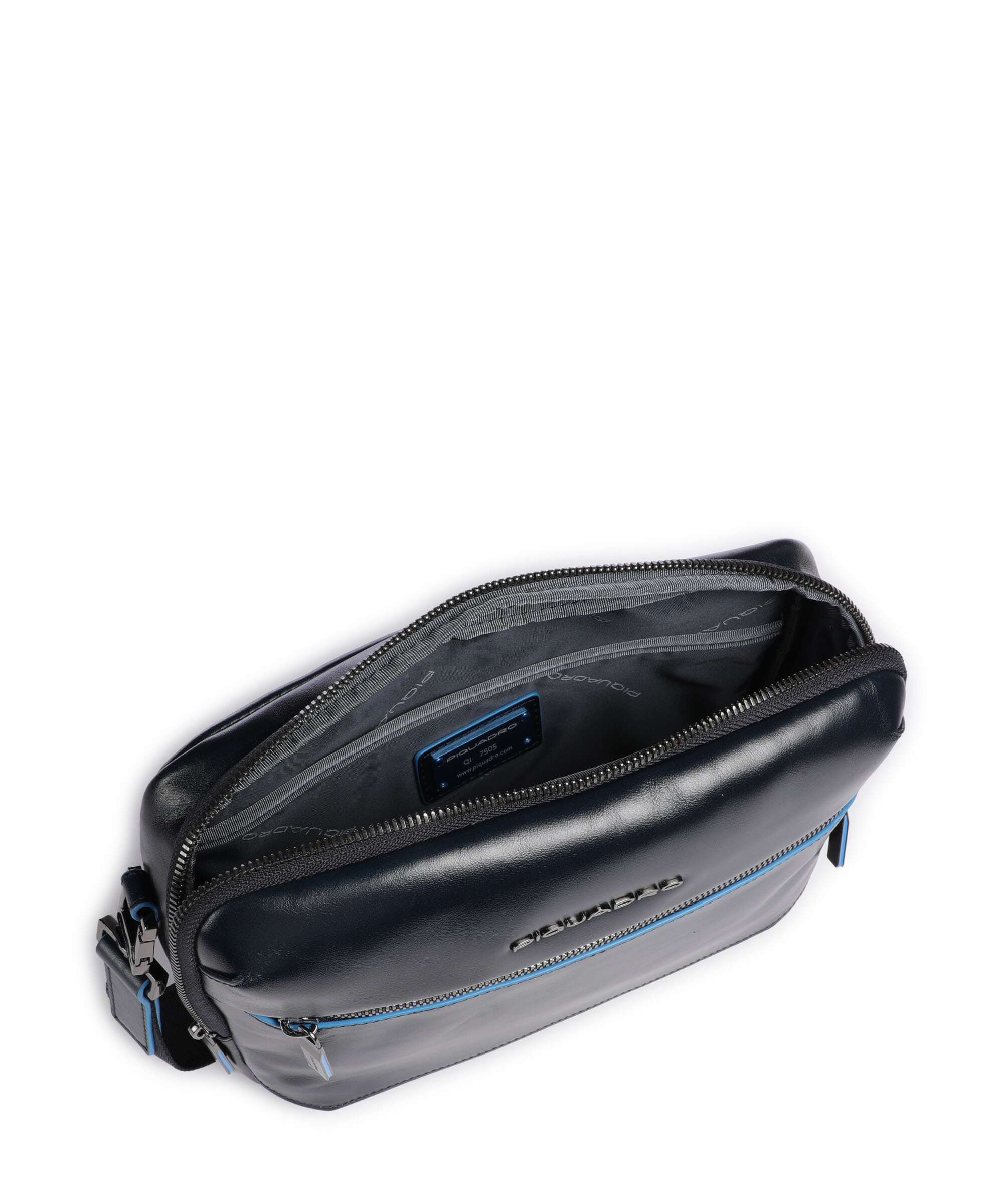 Piquadro Blue Square Crossbody bag blu notte - Image 6