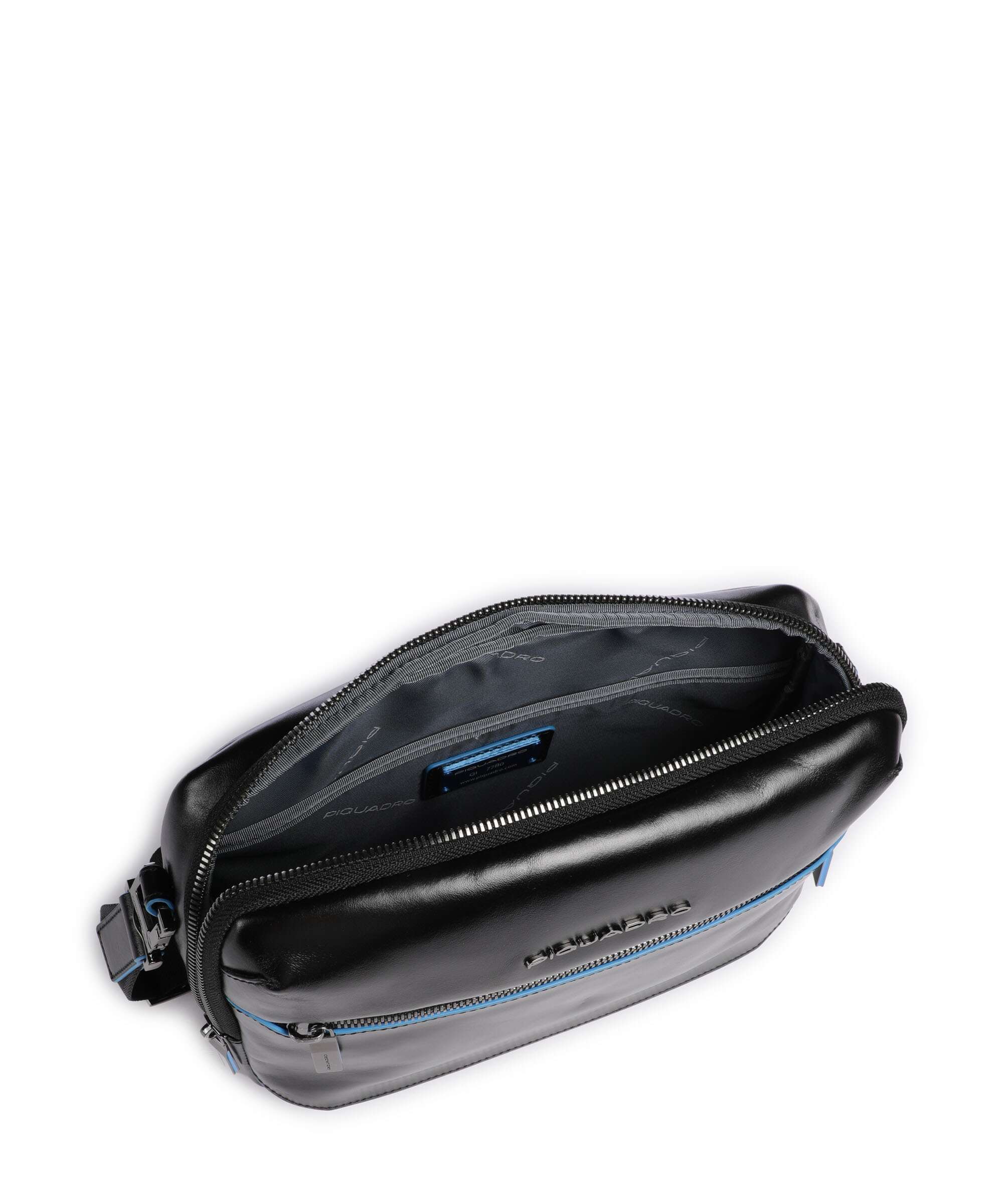 Piquadro Blue Square Crossbody bag nero - Image 6
