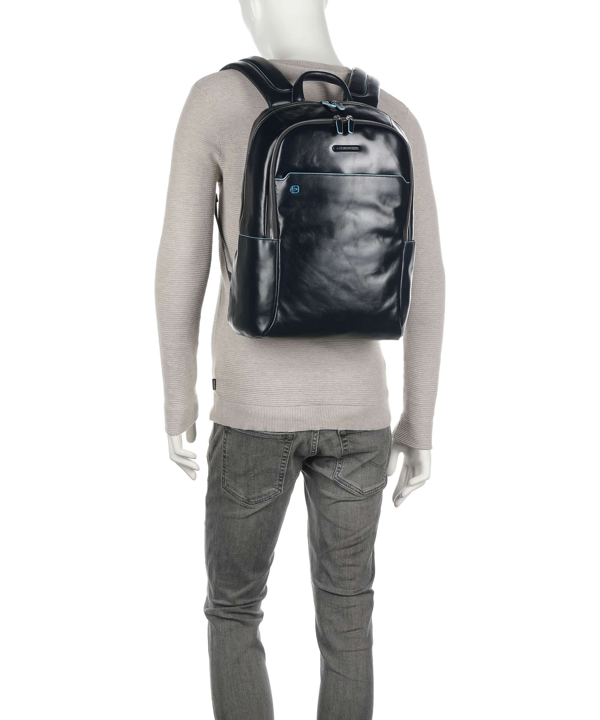 Piquadro Blue Square Laptop backpack blu - Image 3