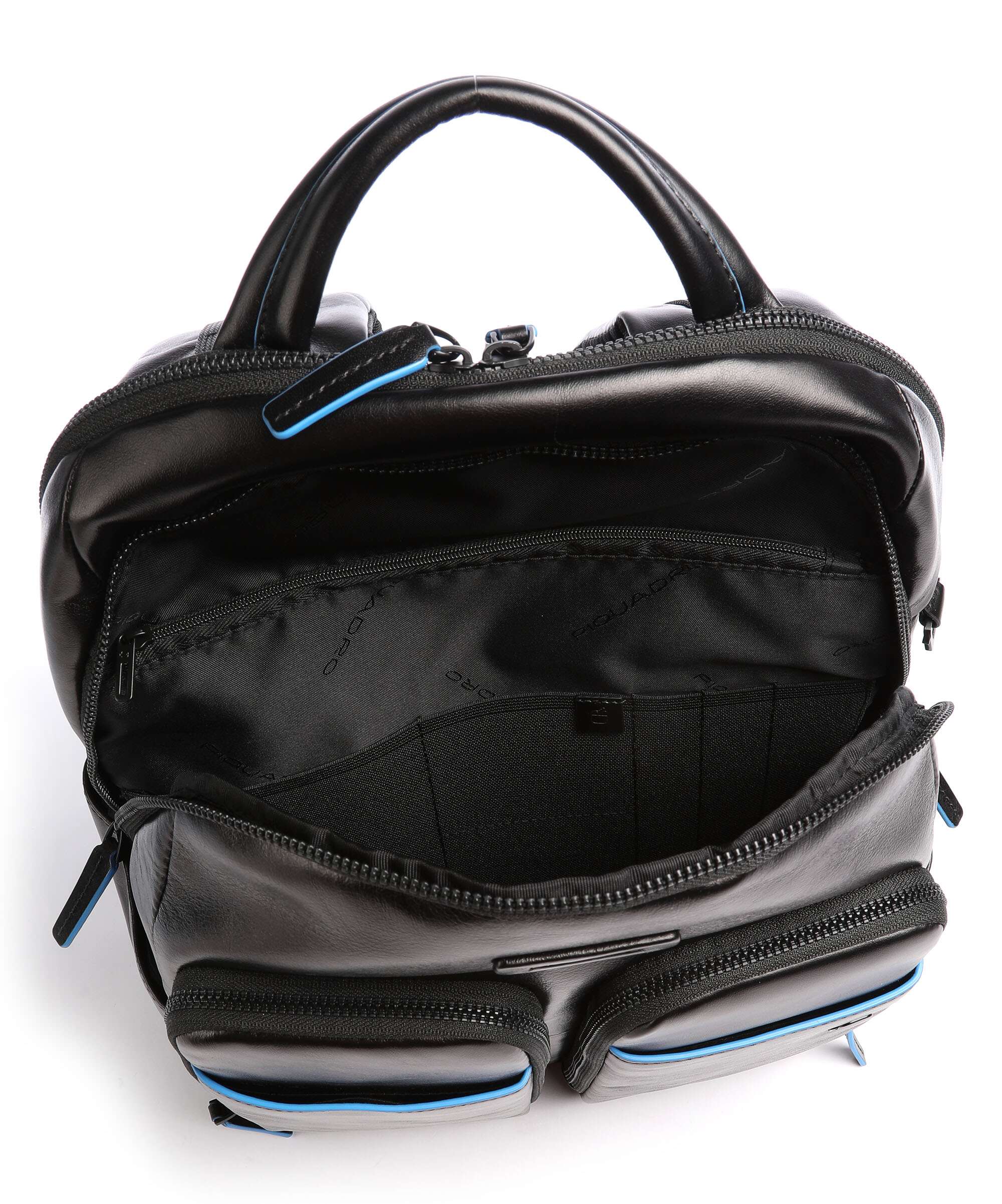 Piquadro Blue Square Revamp Laptop backpack black - Image 4