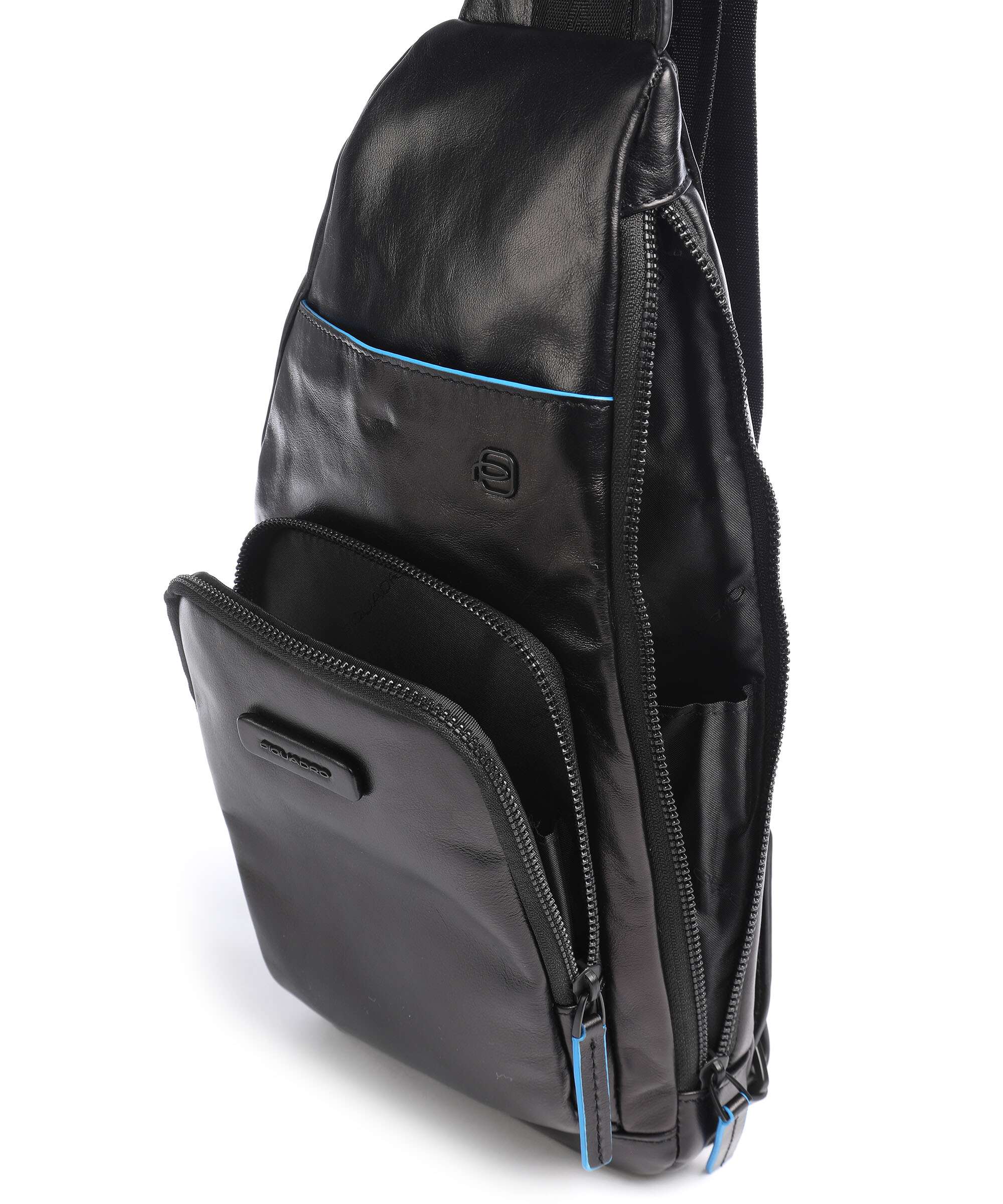 Piquadro Blue Square Revamp Sling bag black - Image 5