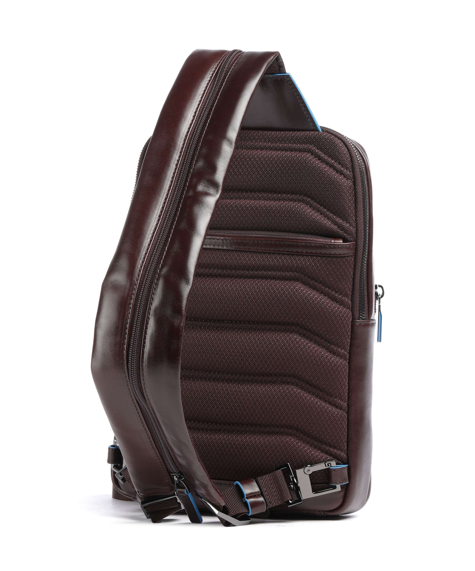 Piquadro Blue Square Sling bag mogano - Image 2