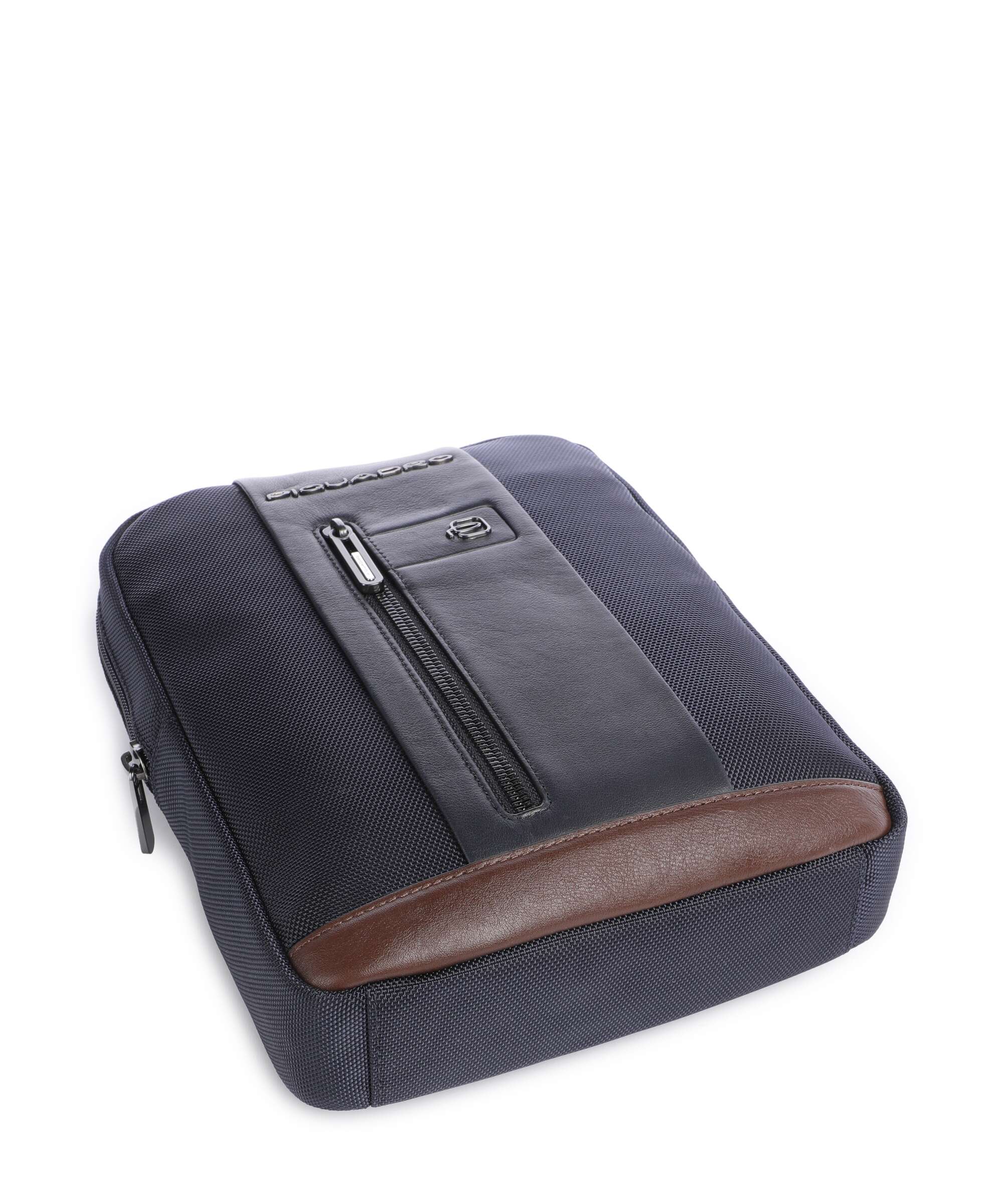 Piquadro Brief 2 Crossbody bag blue/cognac - Image 5
