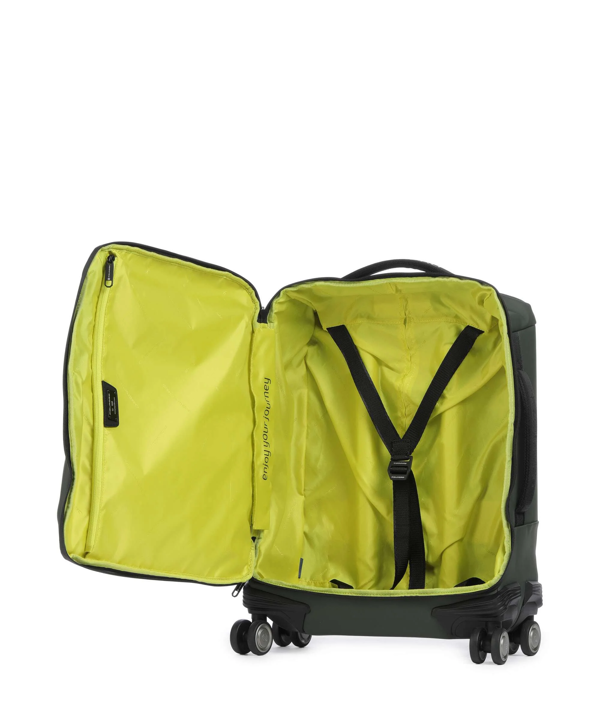 Piquadro C20W Spinner (4 wheels) verde foresta - Image 6