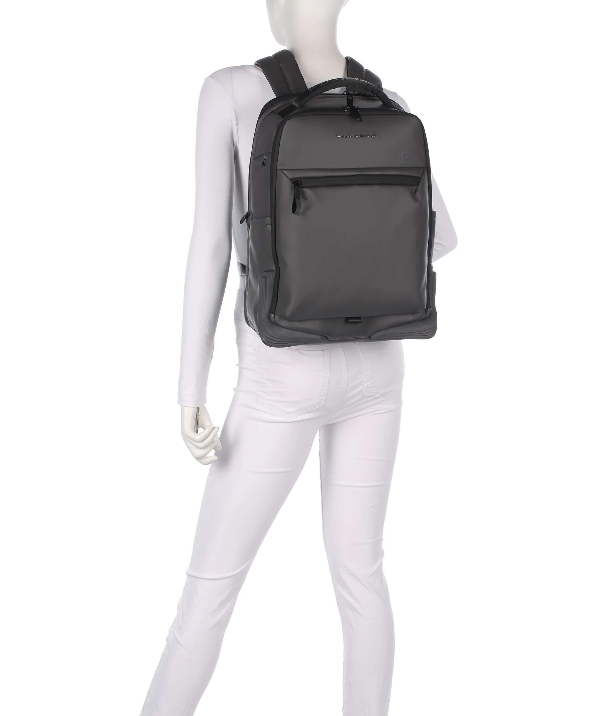 Piquadro C2OW Travel backpack grigio - Image 3