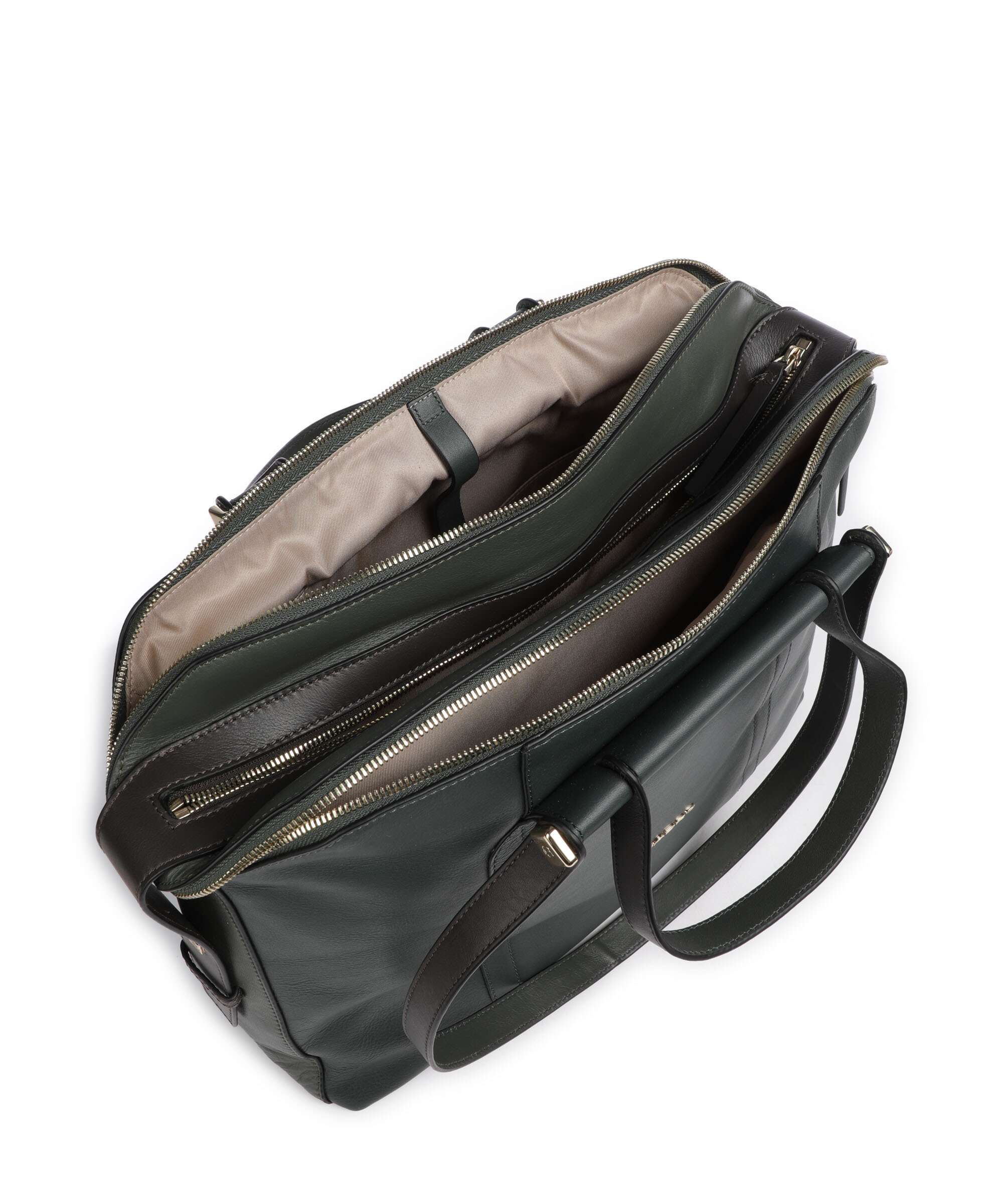 Piquadro Circle Briefcase verde bosco/verde oliva - Image 6