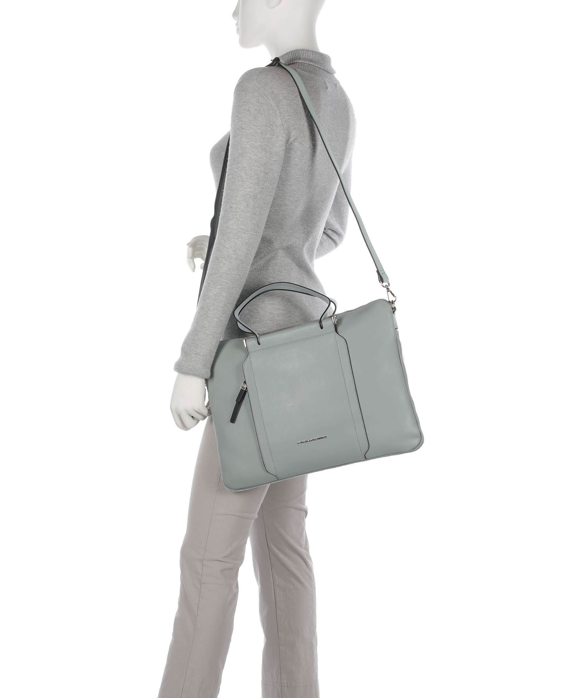 Piquadro Circle Briefcase verde menta - Image 3