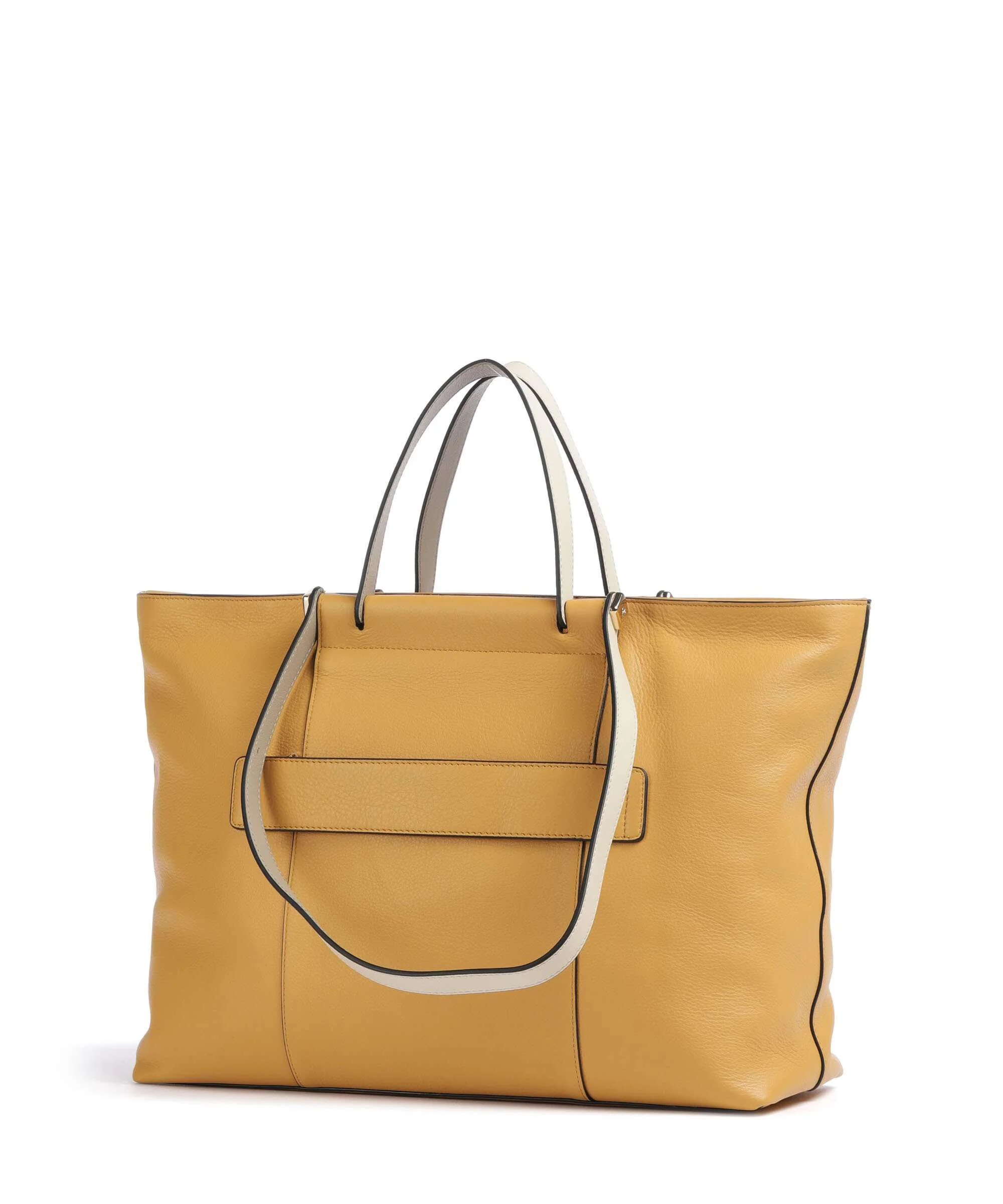 Piquadro Circle Tote bag yellow/beige - Image 2