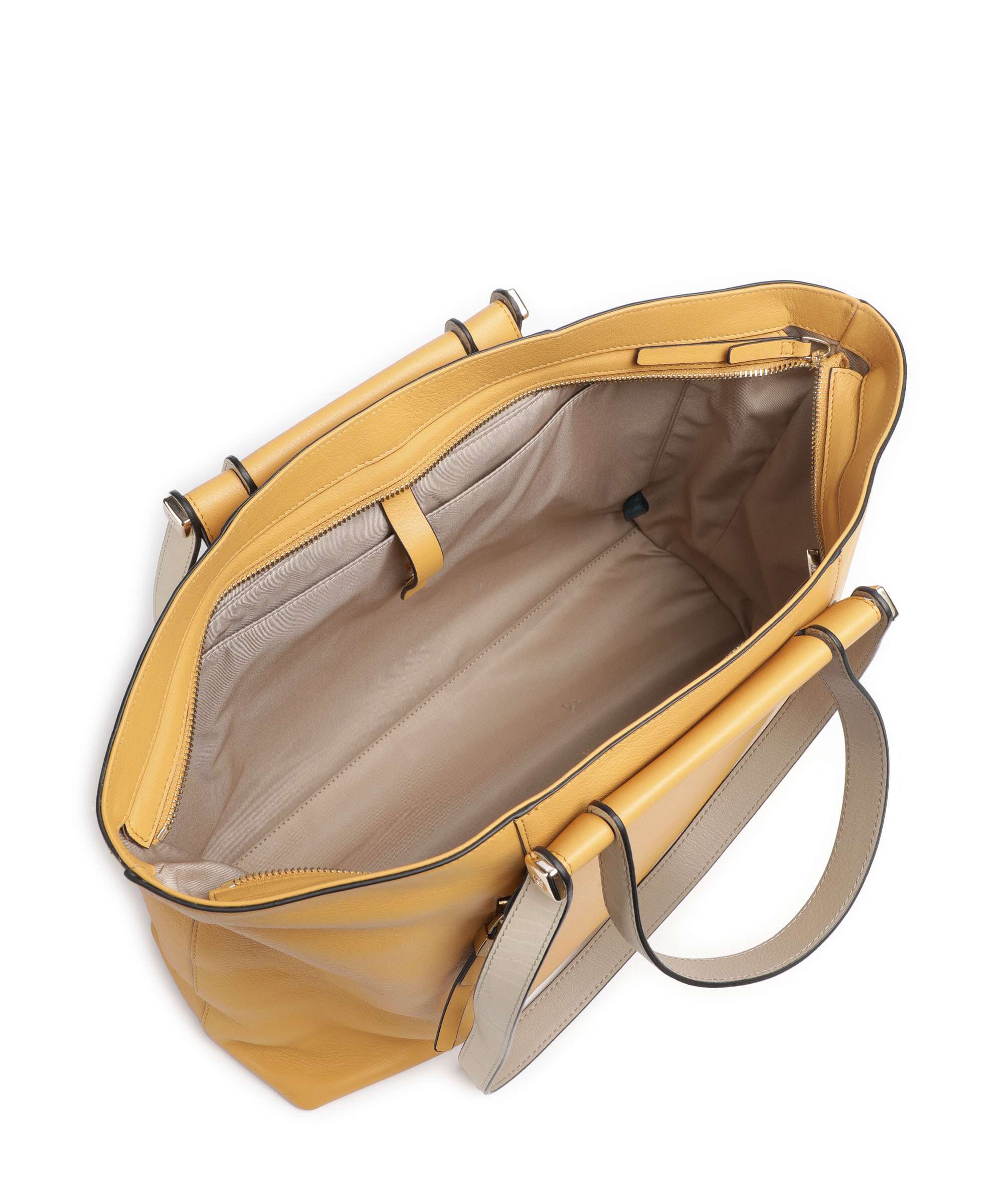 Piquadro Circle Tote bag yellow/beige - Image 6