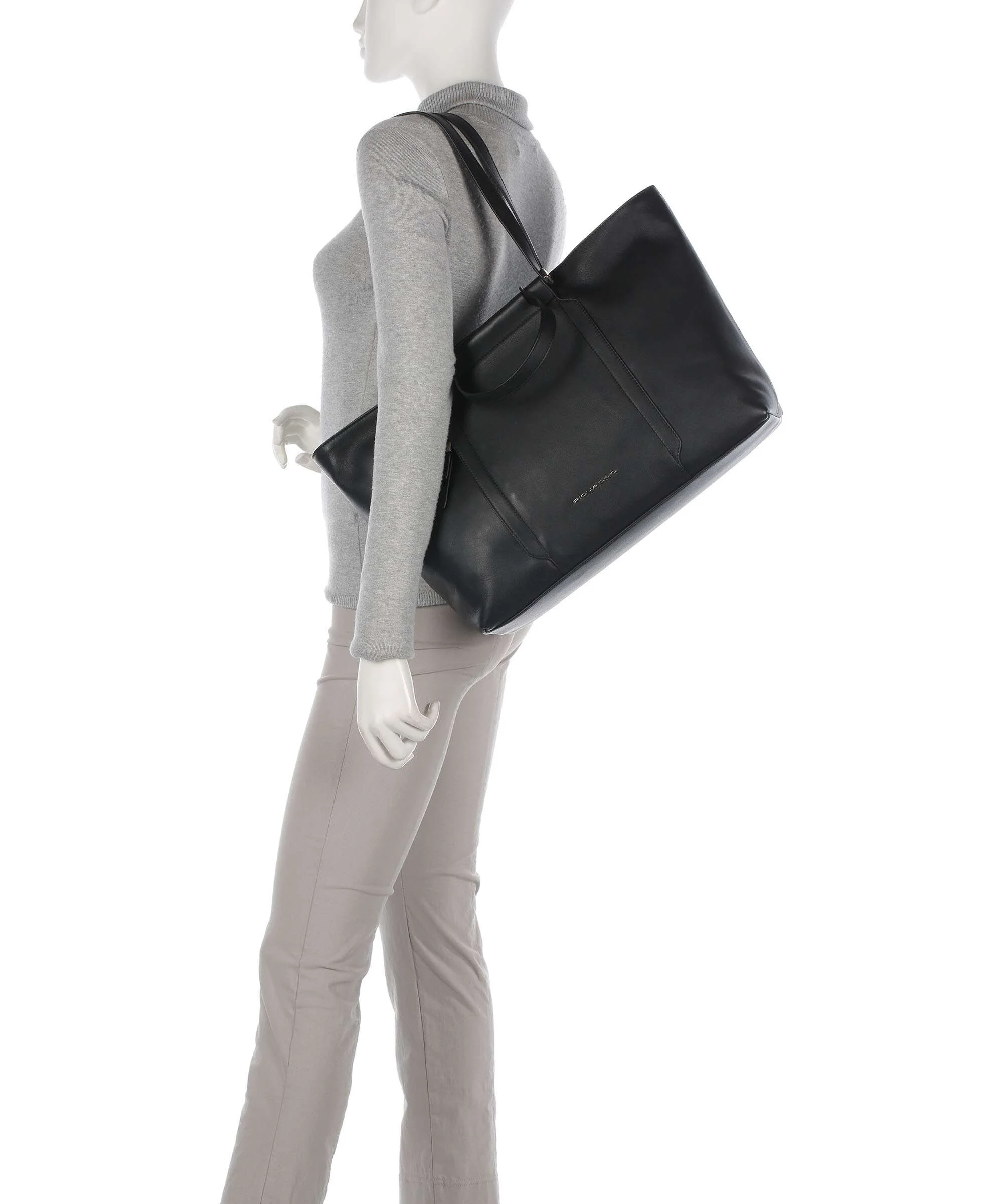 Piquadro Circle Tote bag nero - Image 3