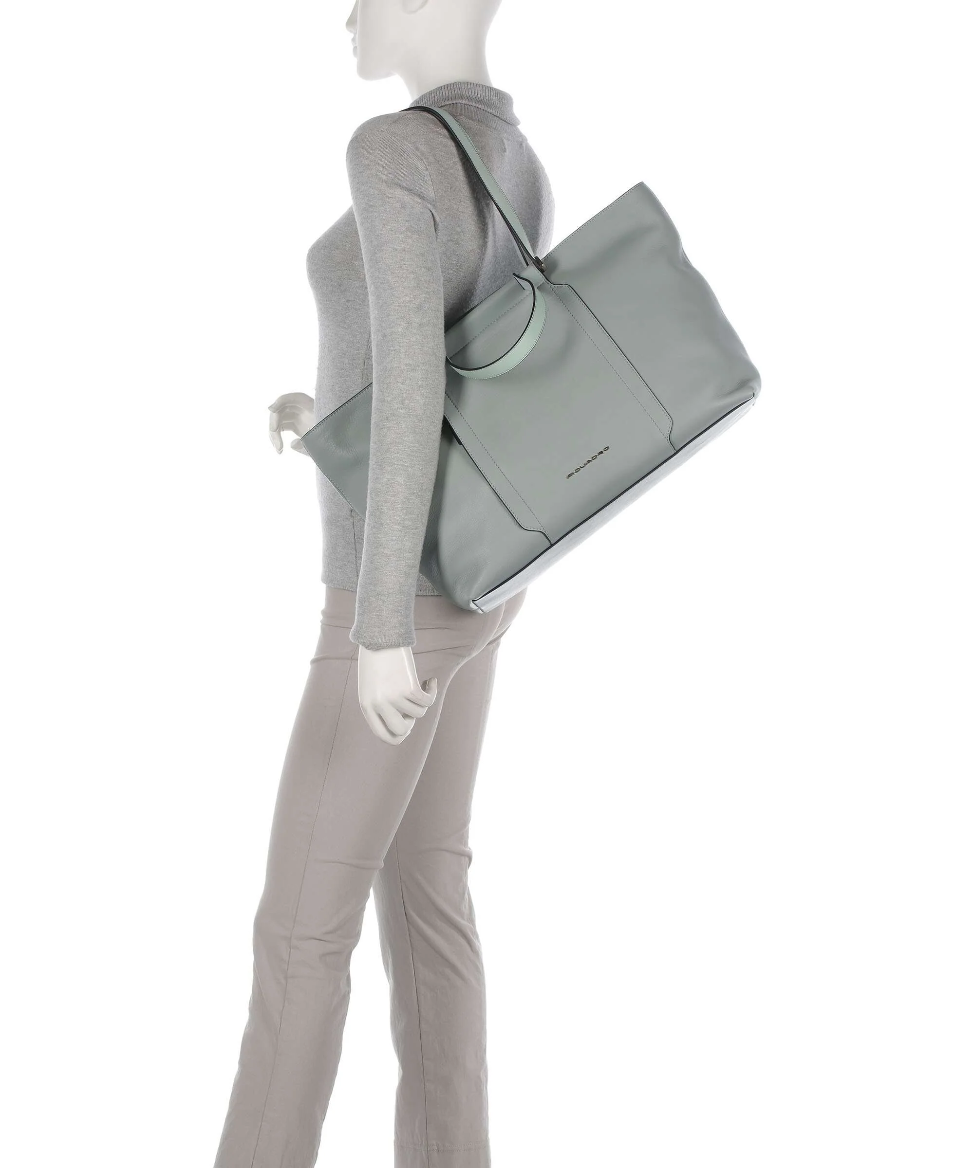 Piquadro Circle Tote bag verde menta - Image 3