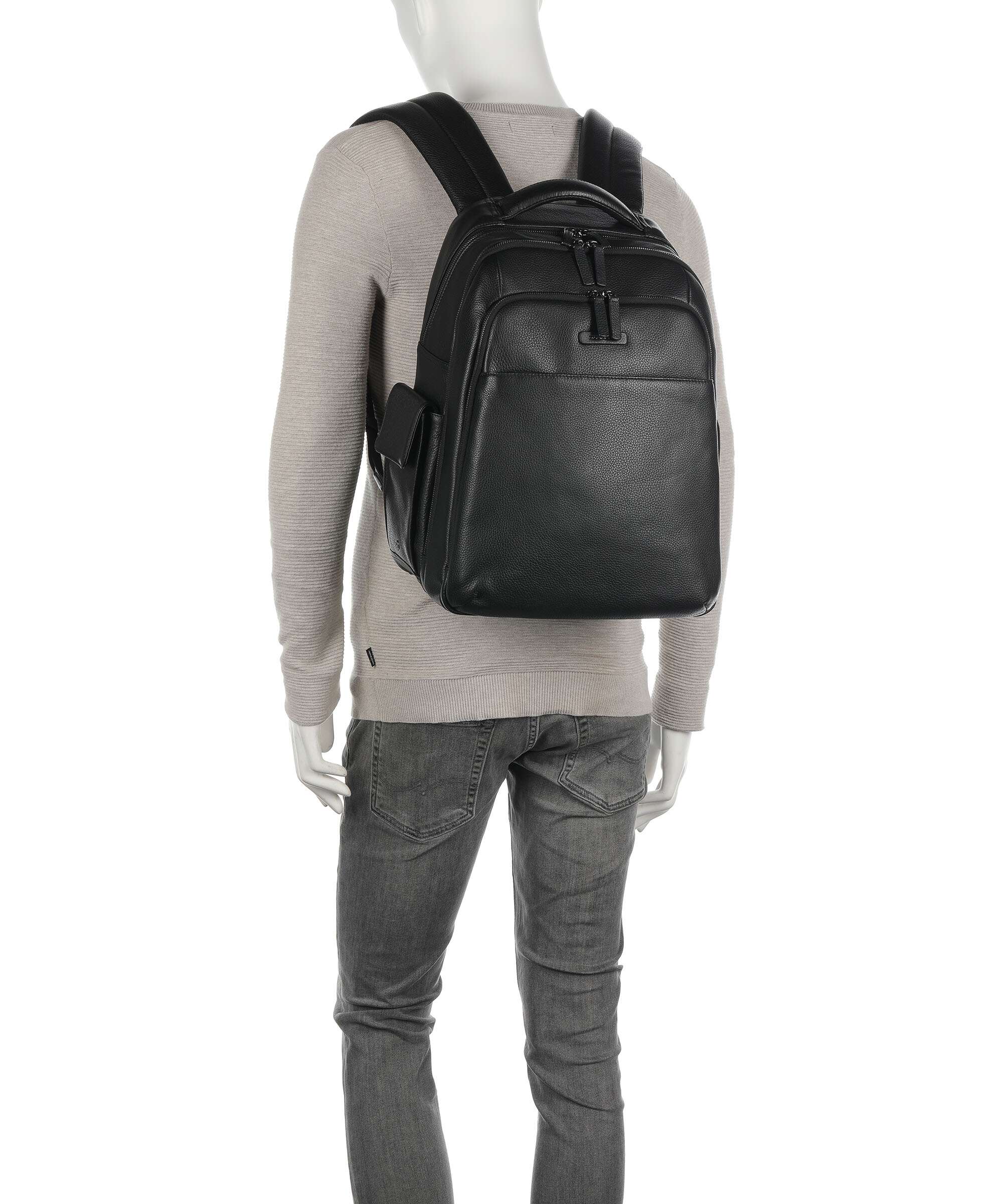 Piquadro Collezione Modus Restyling Backpack black - Image 3