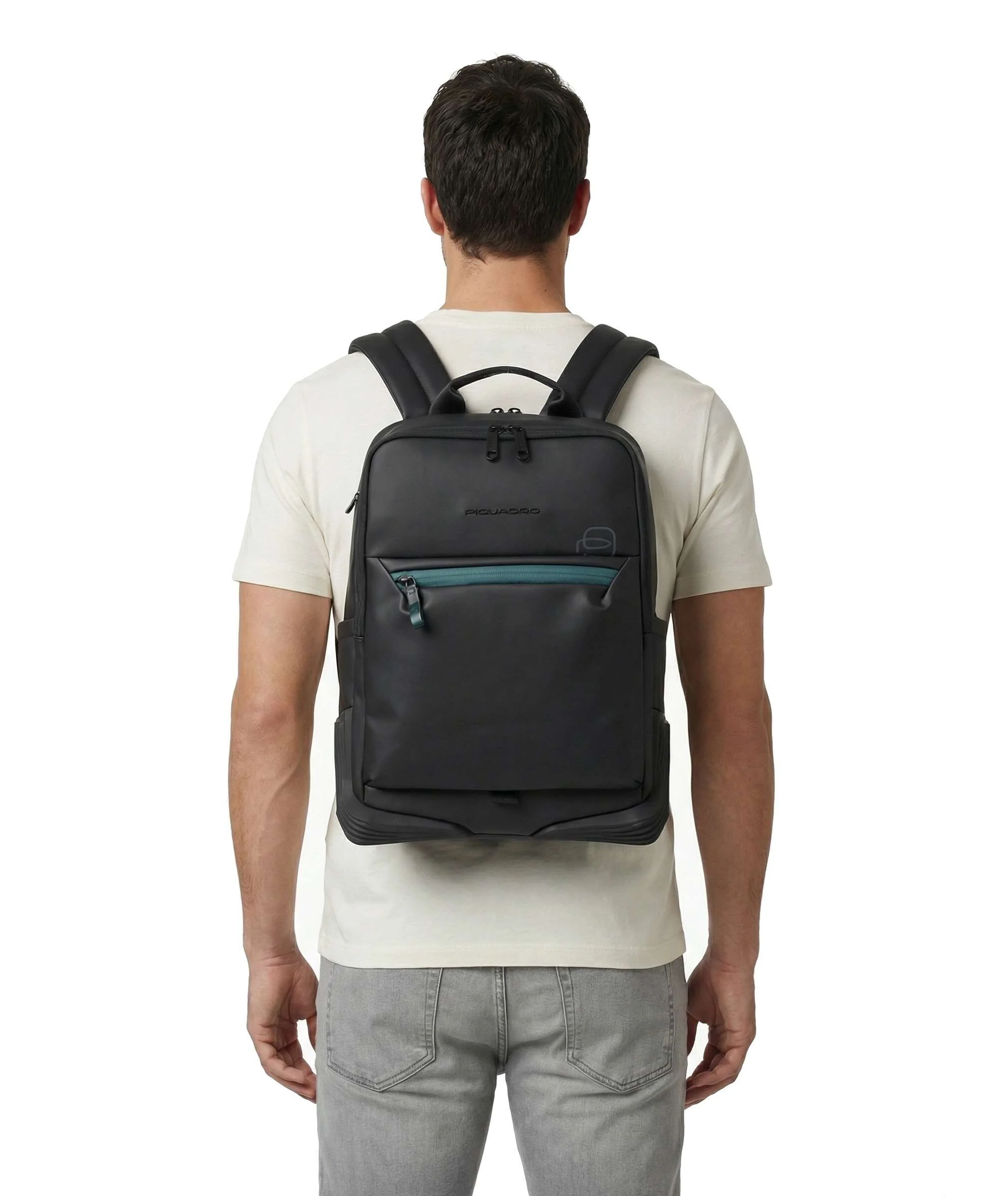 Piquadro Corner 2.0 Backpack black - Image 3