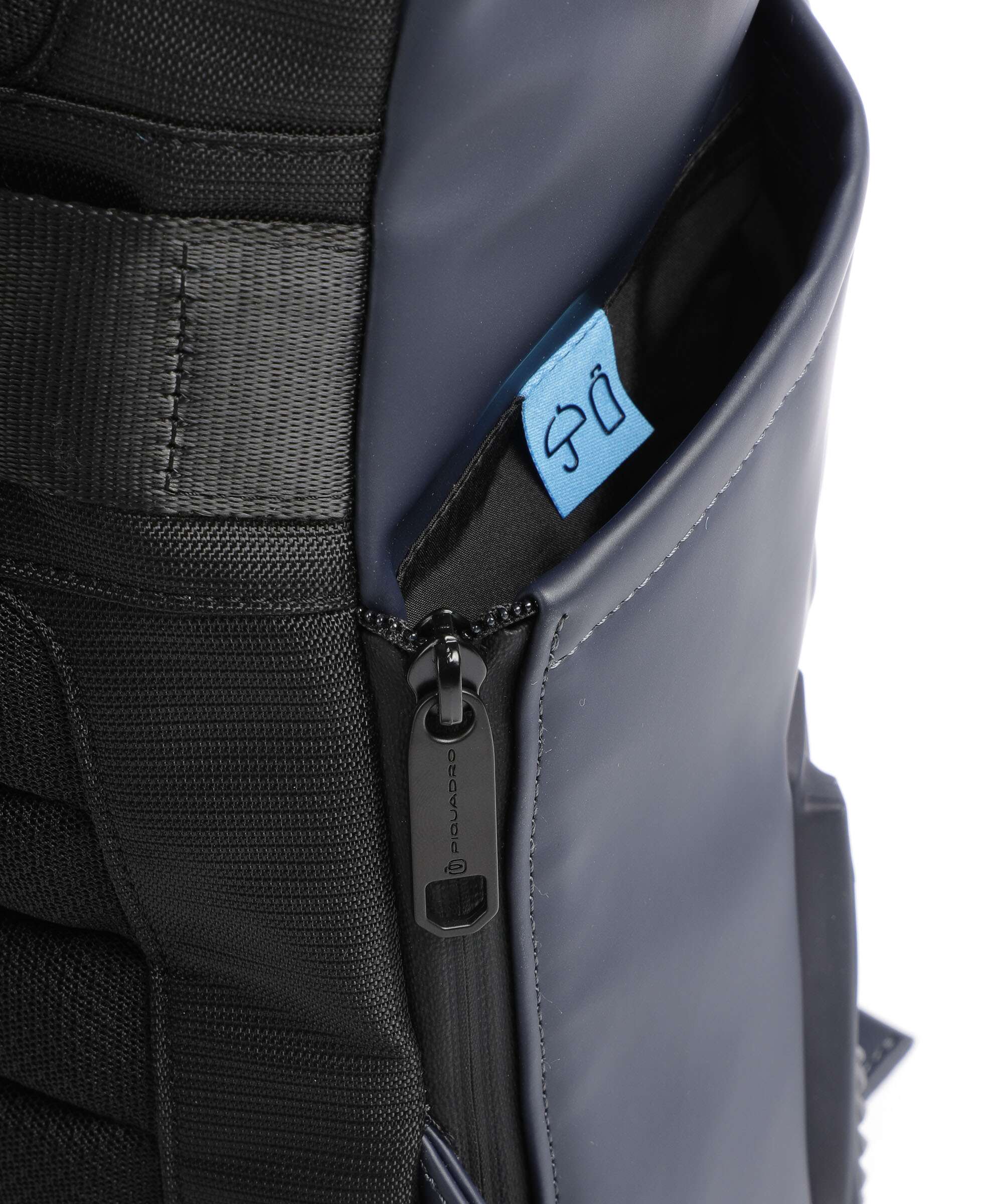 Piquadro Corner 2.0 Rolltop backpack blue - Image 5