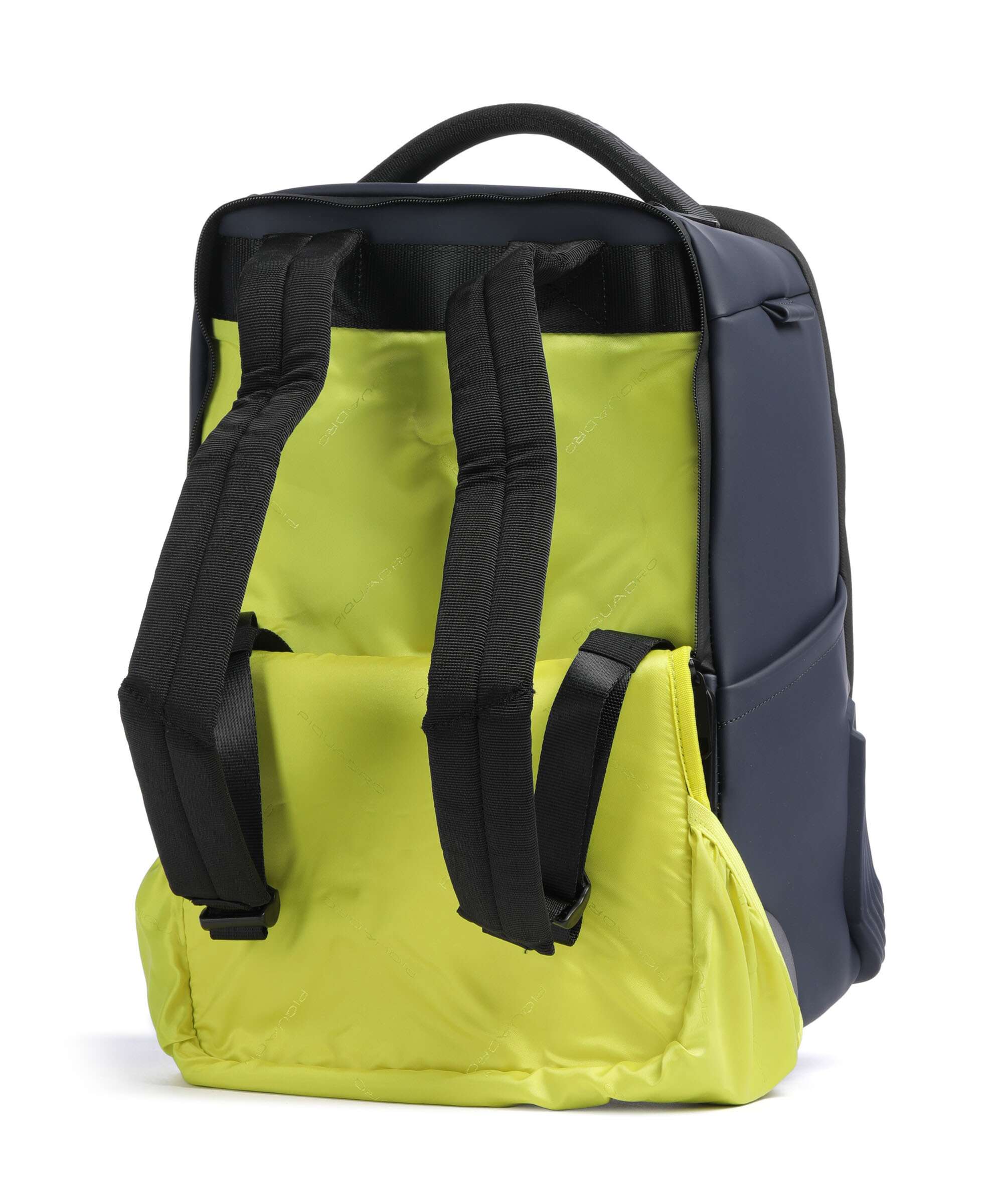 Piquadro Corner Backpack with wheels blue - Image 4