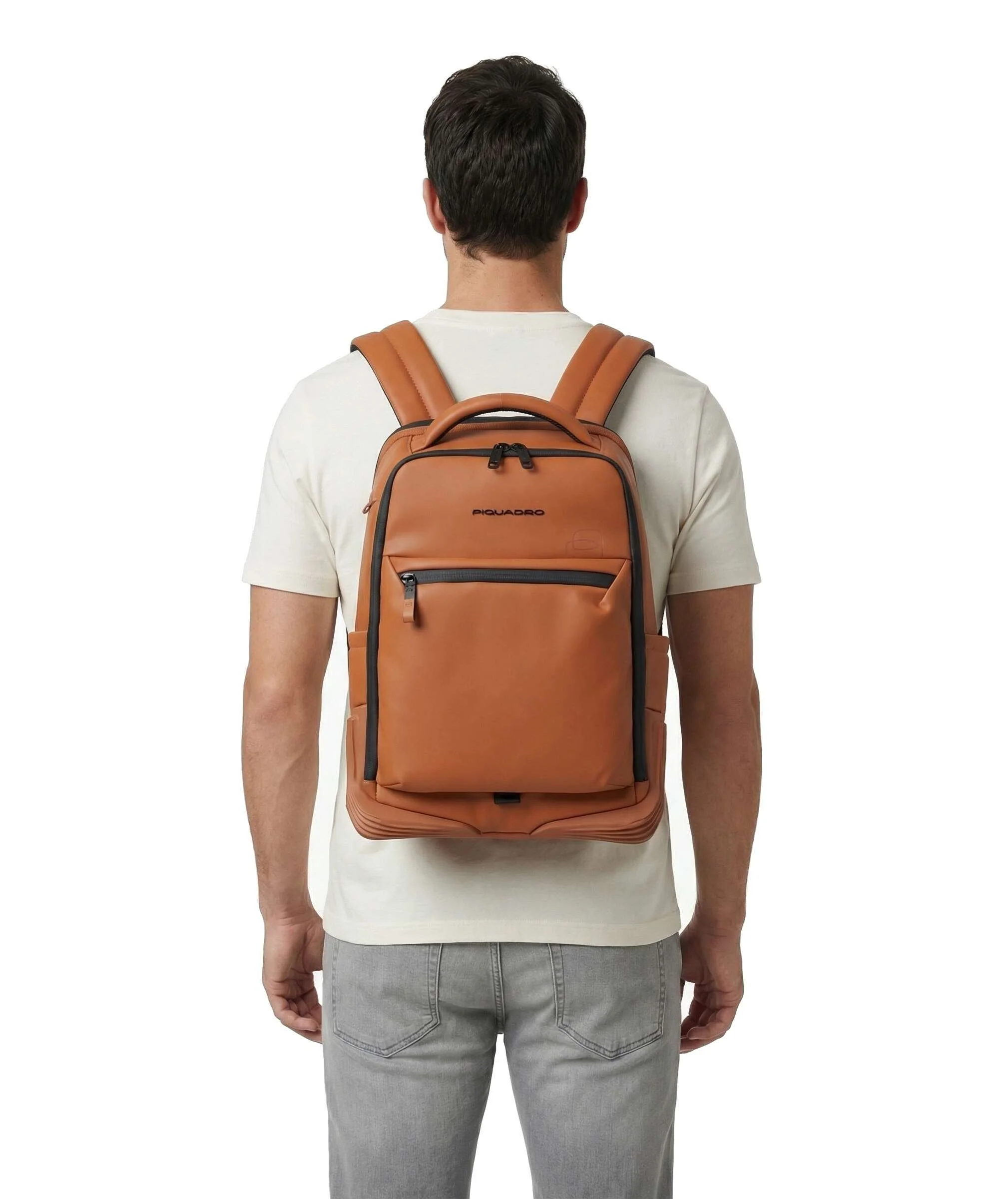 Piquadro Corner Special Backpack cuoio - Image 4
