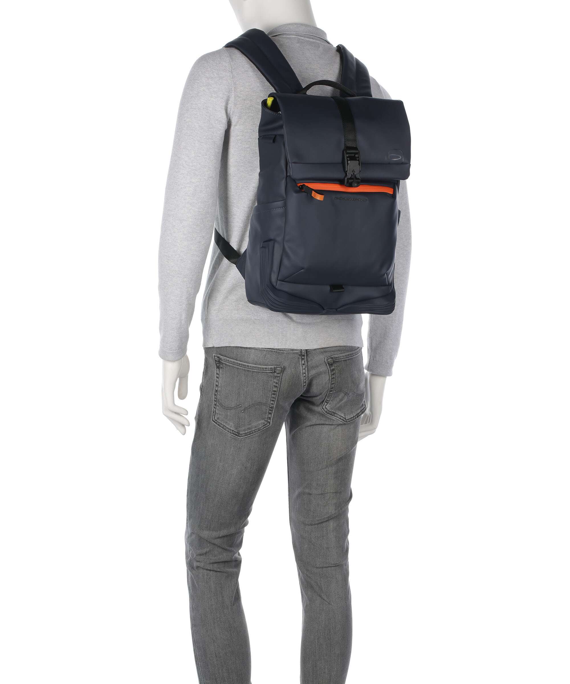 Piquadro Corner Special Backpack blue - Image 4