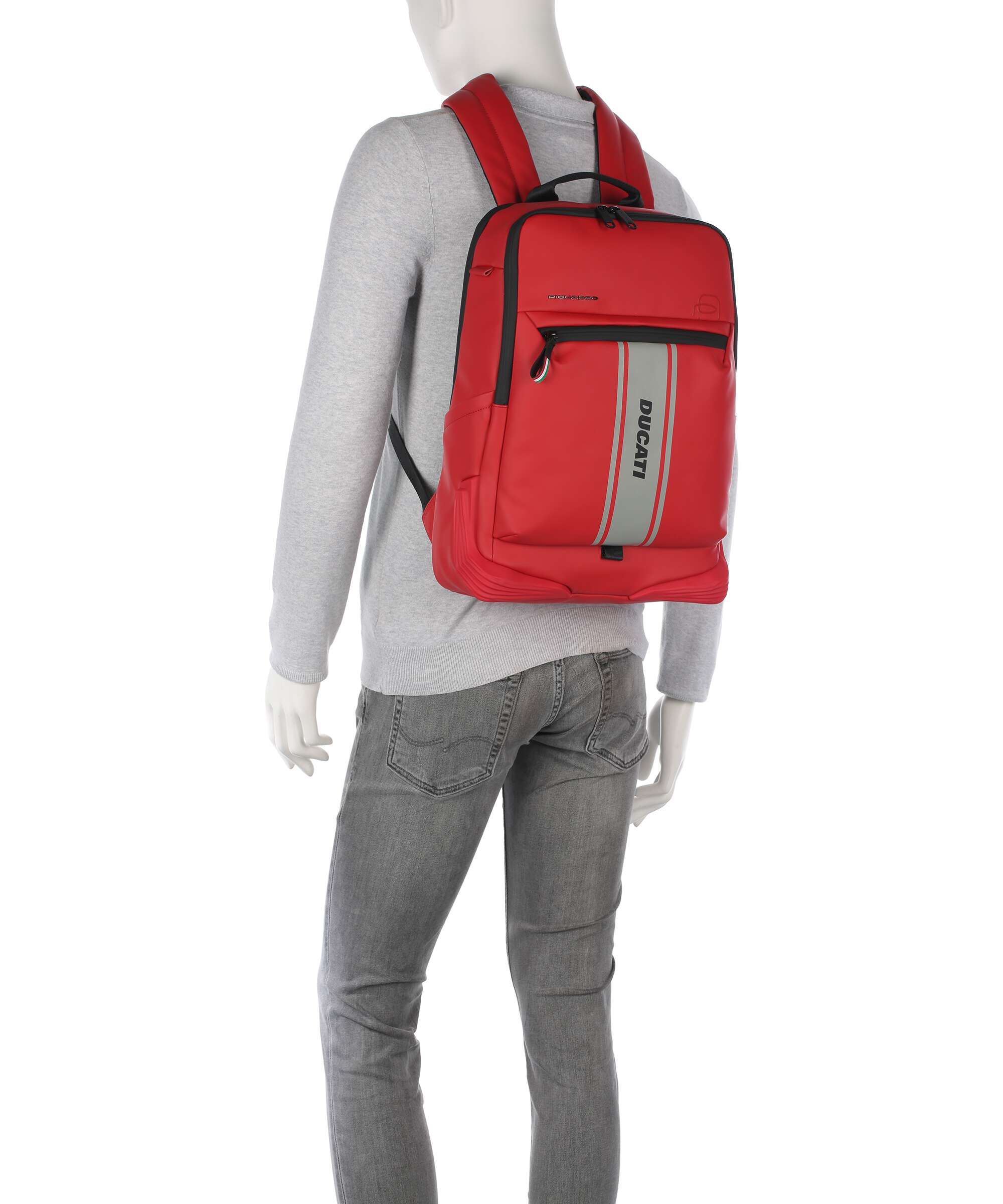 Piquadro Ducati C2OWD Backpack rosso - Image 4