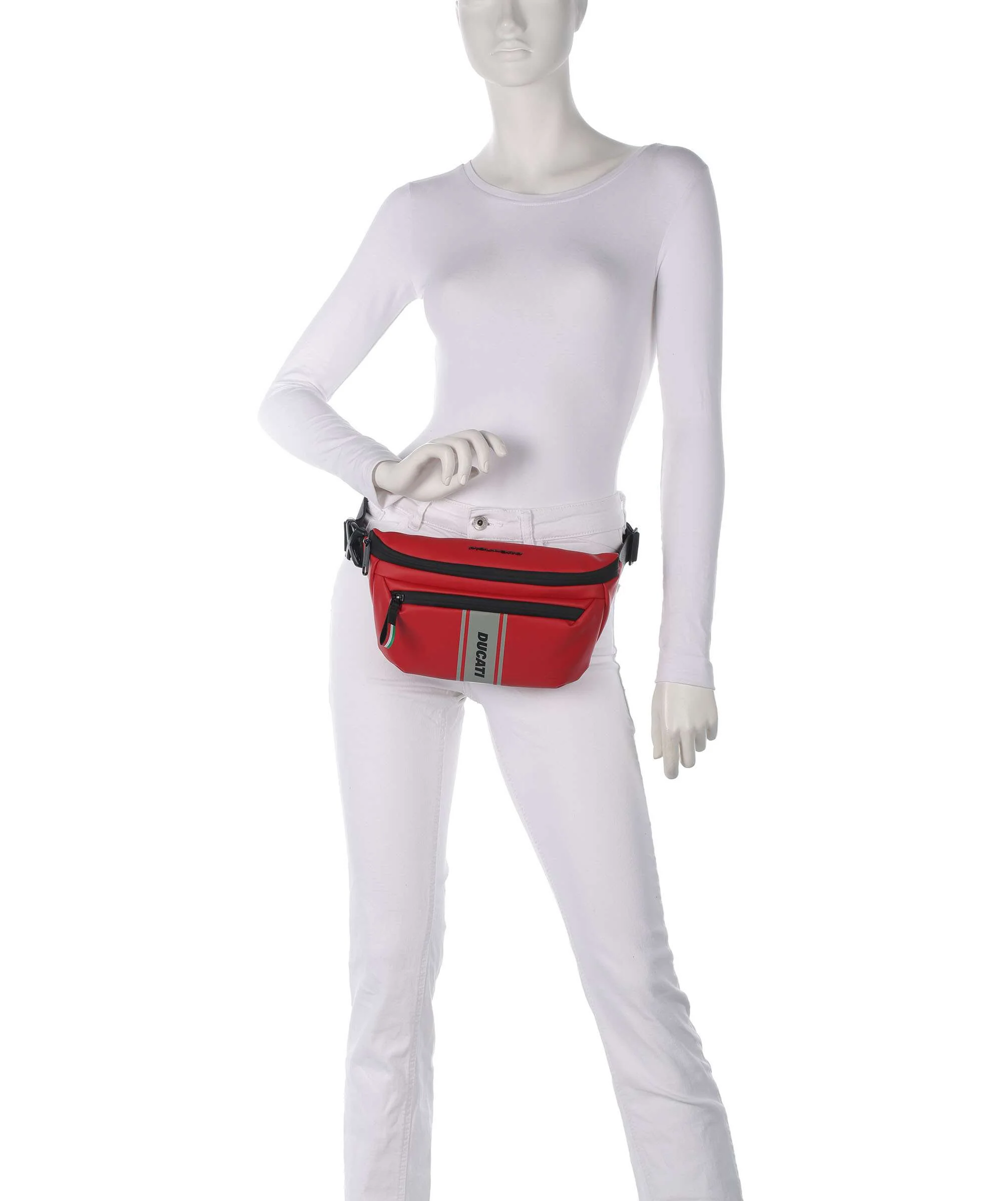 Piquadro Ducati C2OWD Belt bag rosso - Image 3