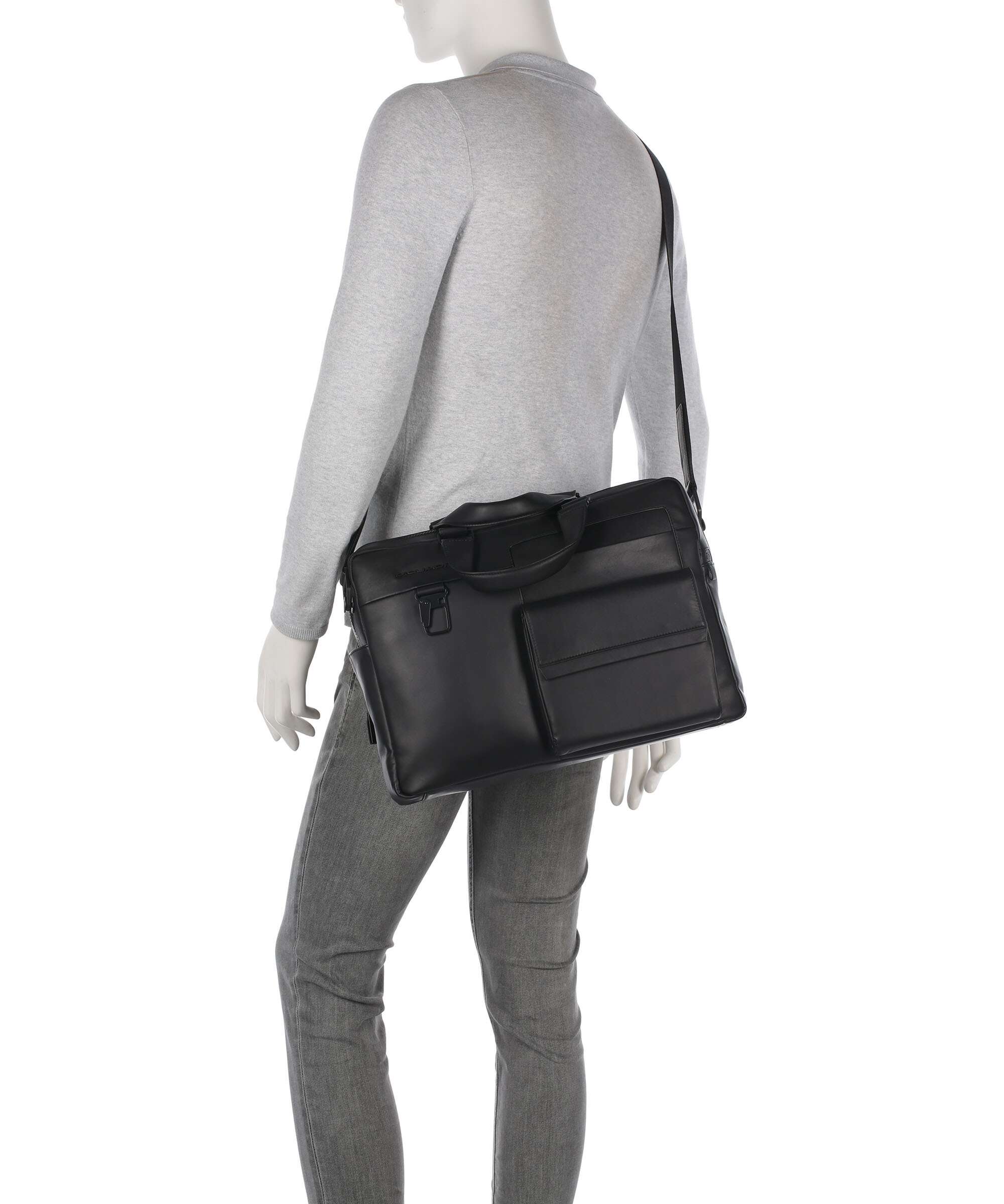 Piquadro Finn Briefcase nero - Image 3