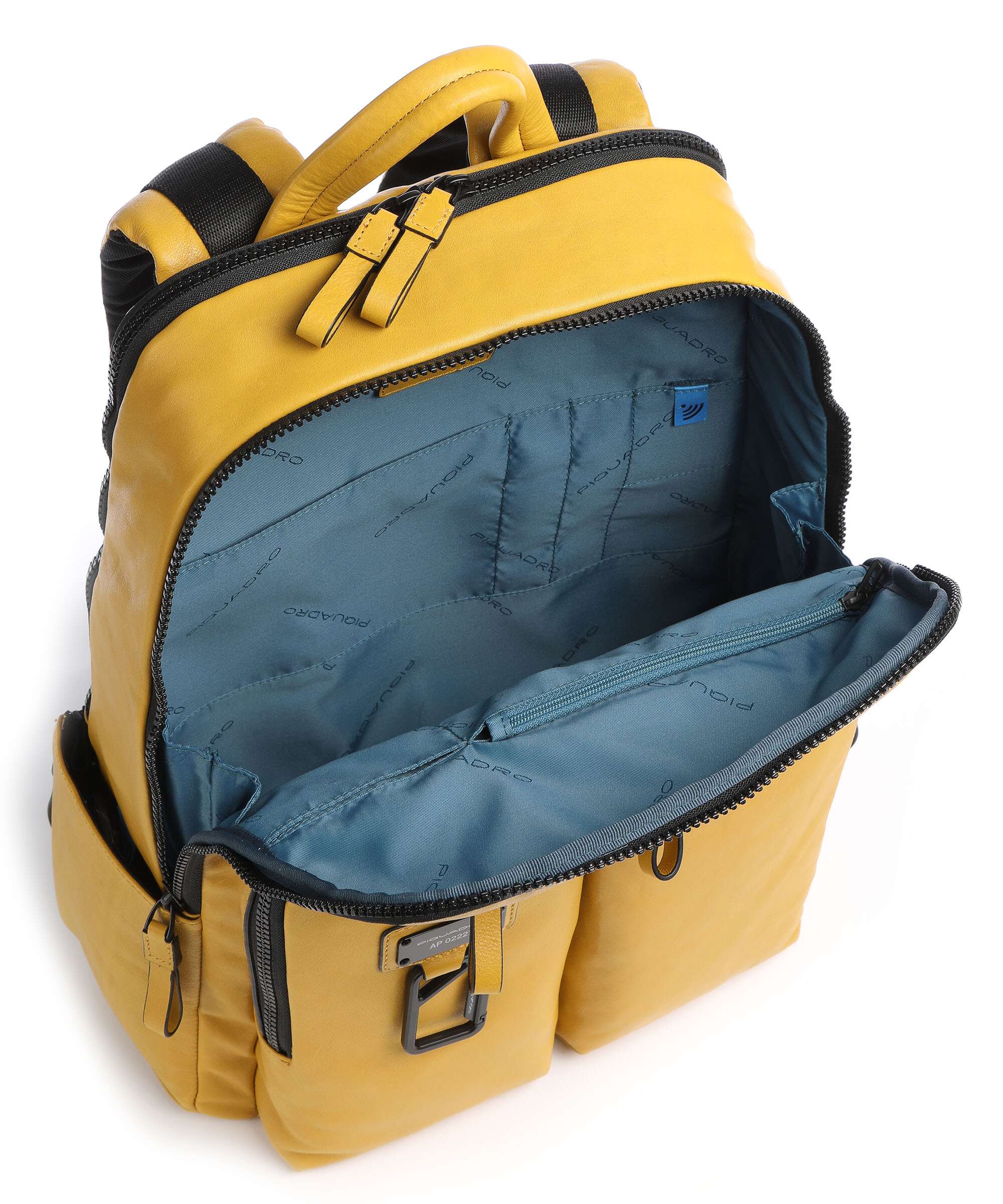 Piquadro Harper Laptop backpack yellow - Image 5