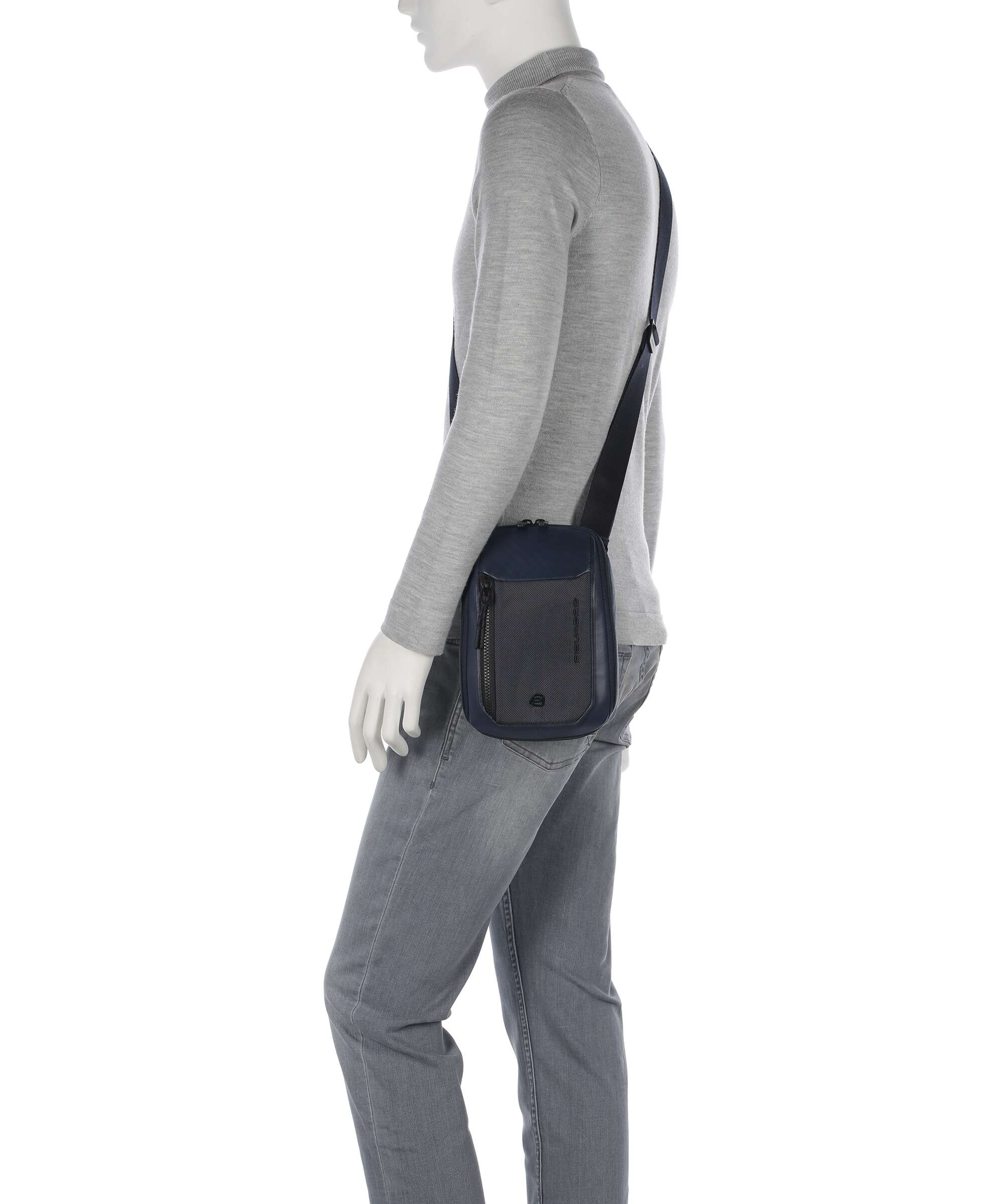 Piquadro Lyss Crossbody bag blue - Image 3