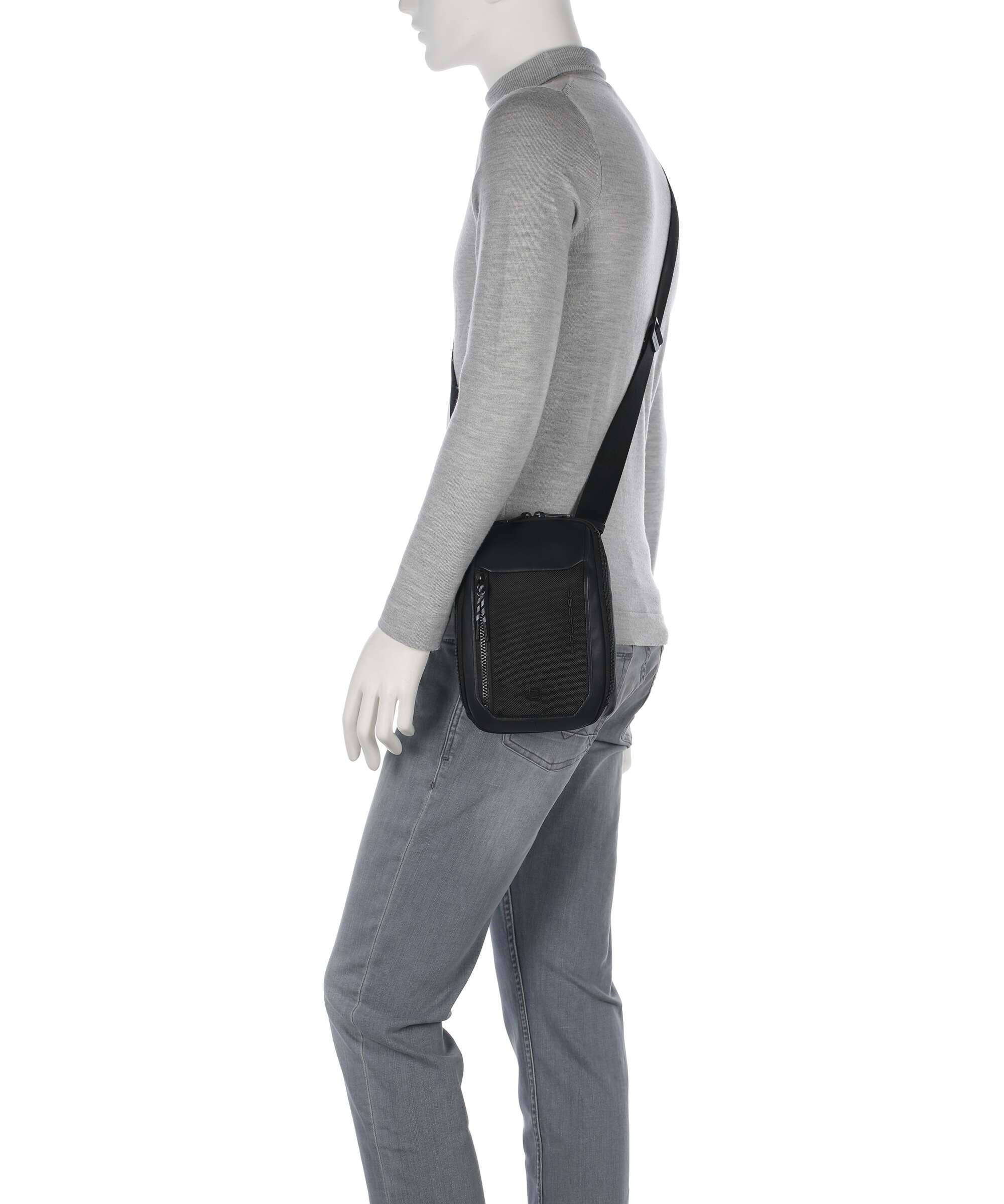Piquadro Lyss Crossbody bag black - Image 3
